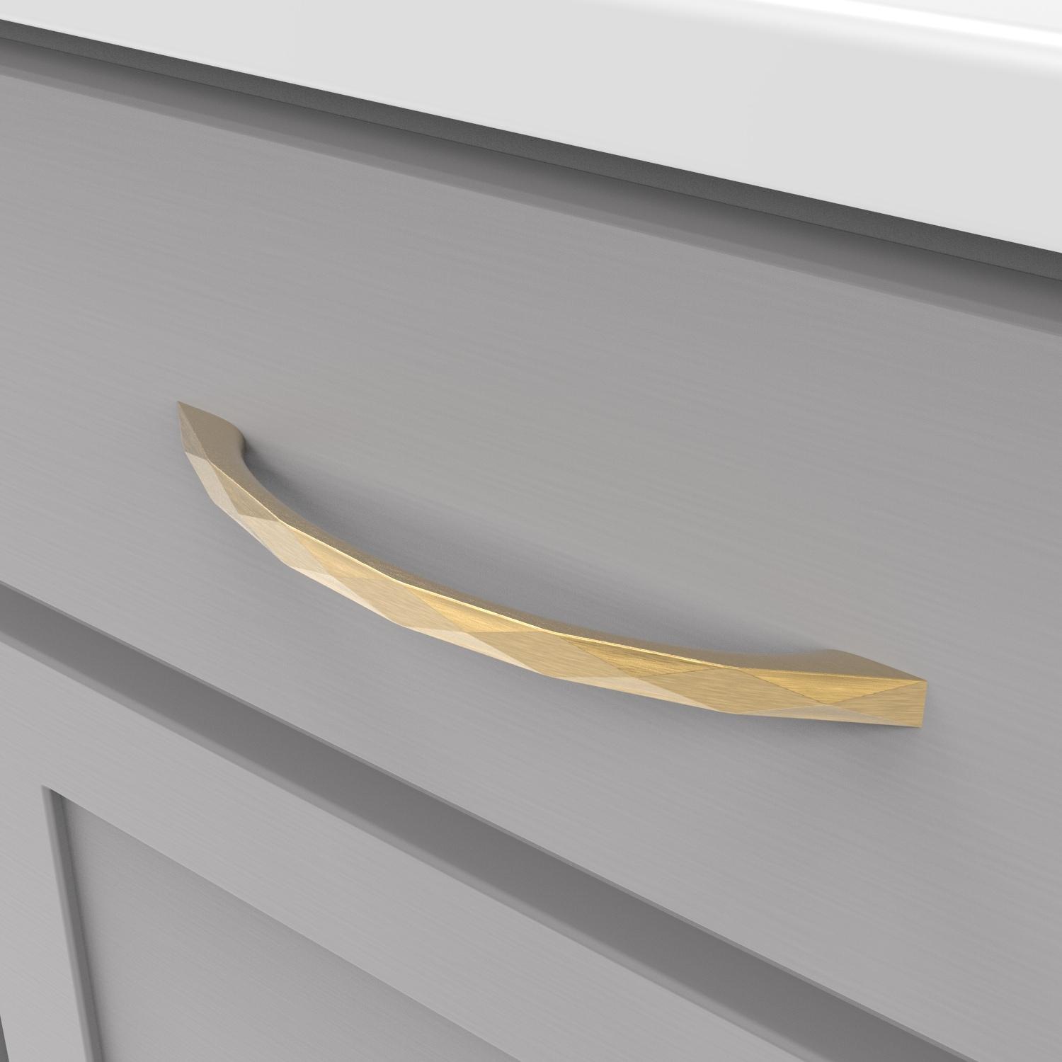 Karat Kitchen Cabinet Handles, Solid Core Drawer Pulls for Cabinet Doors, 6-5/16" (160mm)