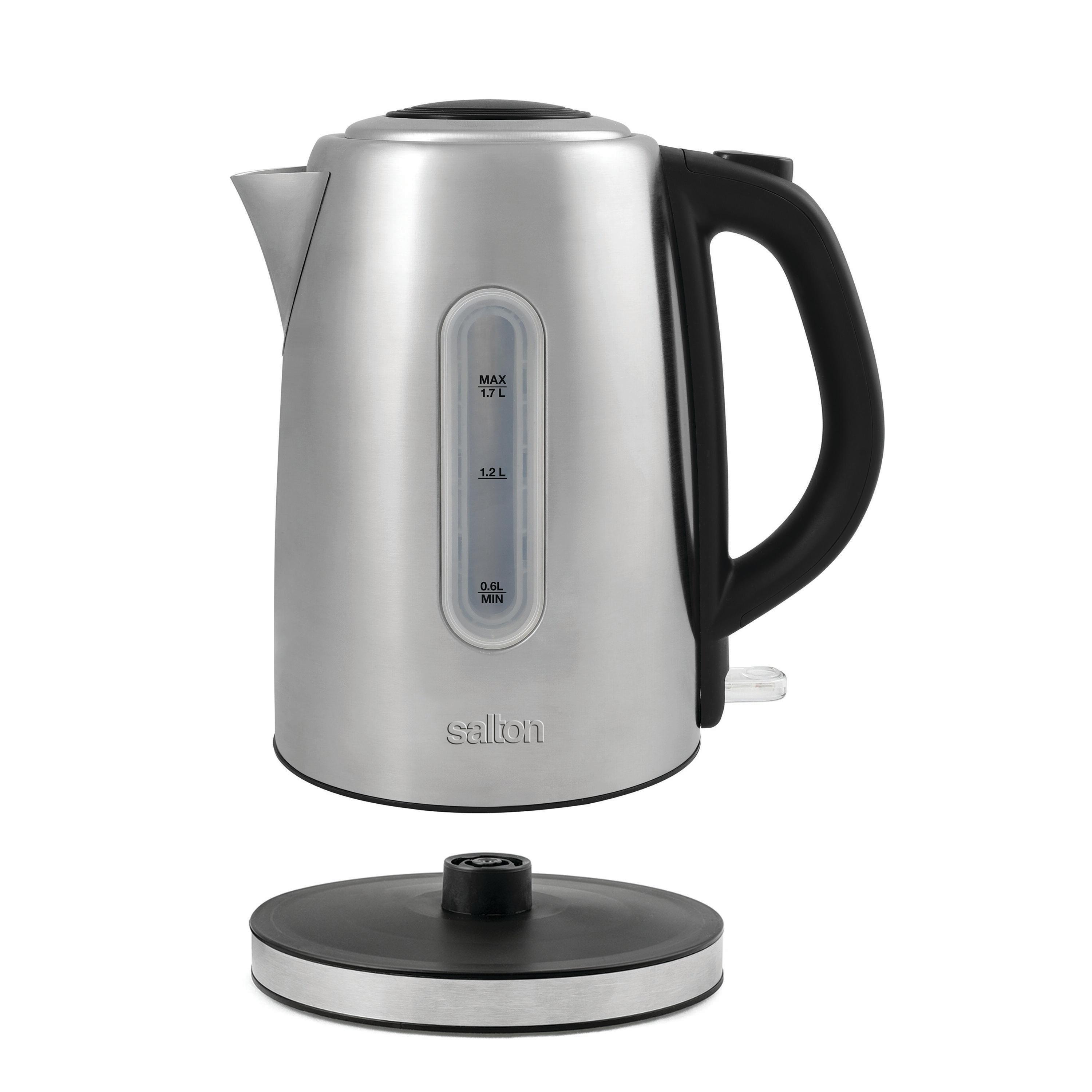 Salton 1.8 Qt. Stainless Steel Electric Tea Kettle