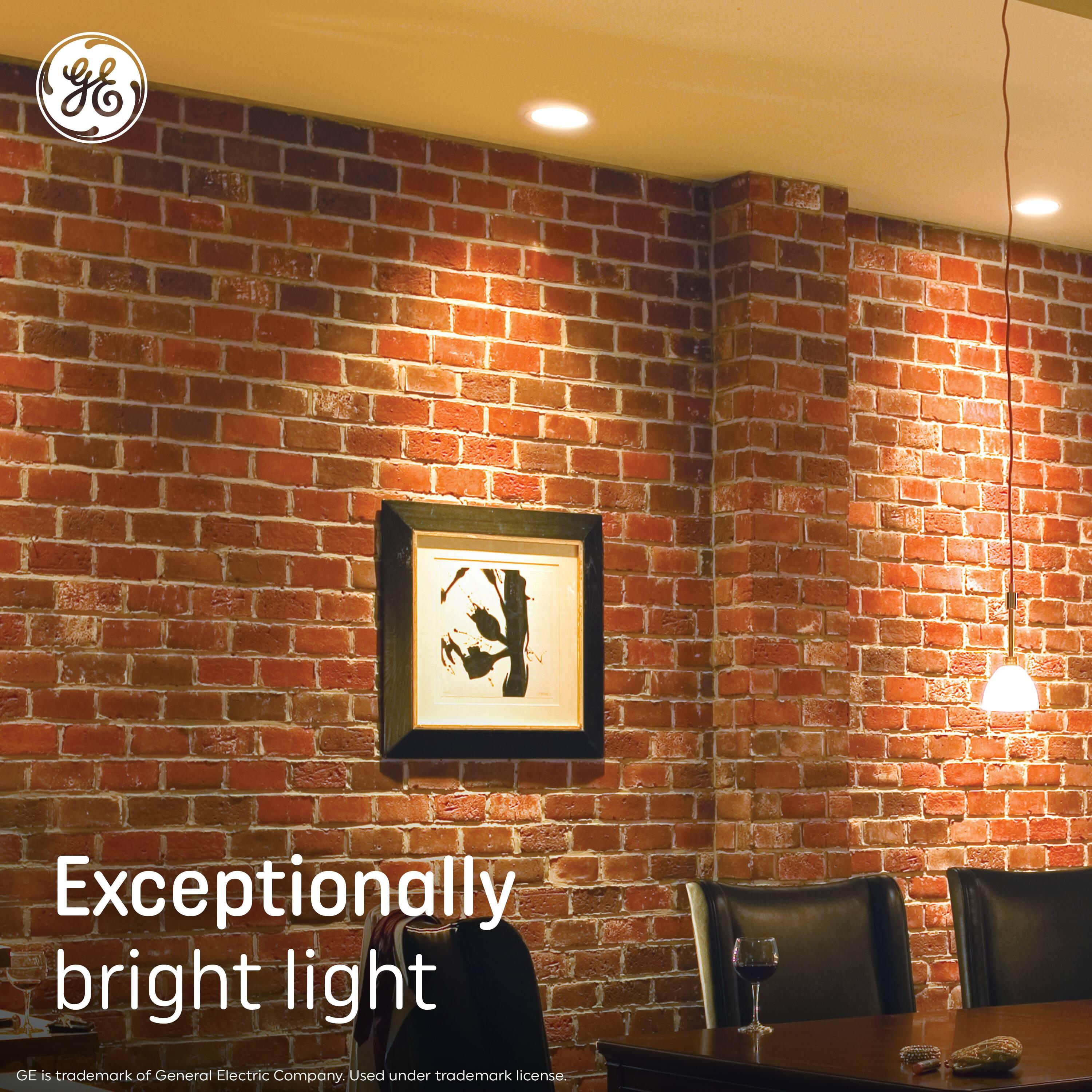 GE Ultra Bright LED Light Bulbs, 100W, Soft White Candle Lights, Clear Decorative B12 Light Bulbs (3 Pack)