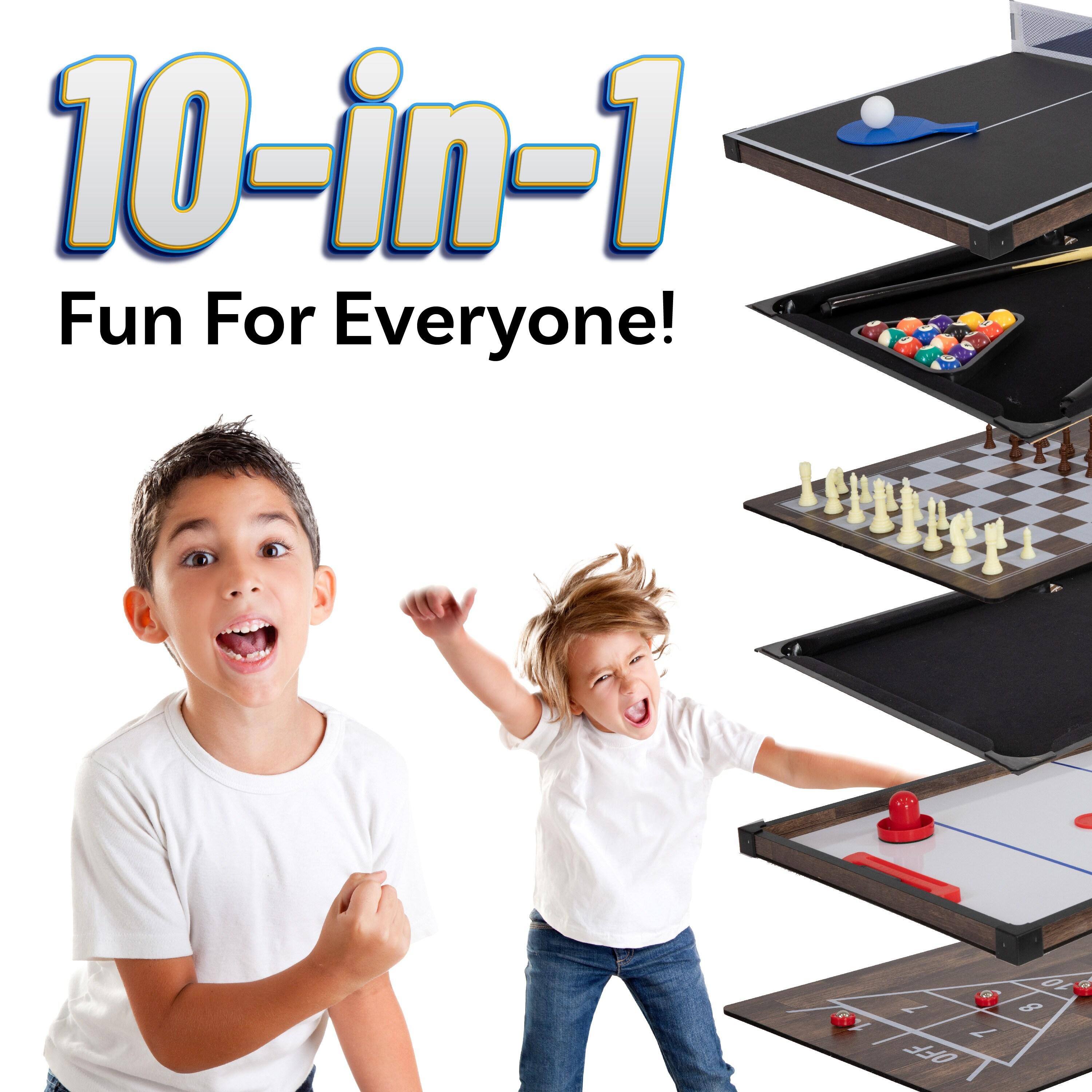 Arlmont & Co. Anastasia 49.5'' L 10 Game Multi Game Table