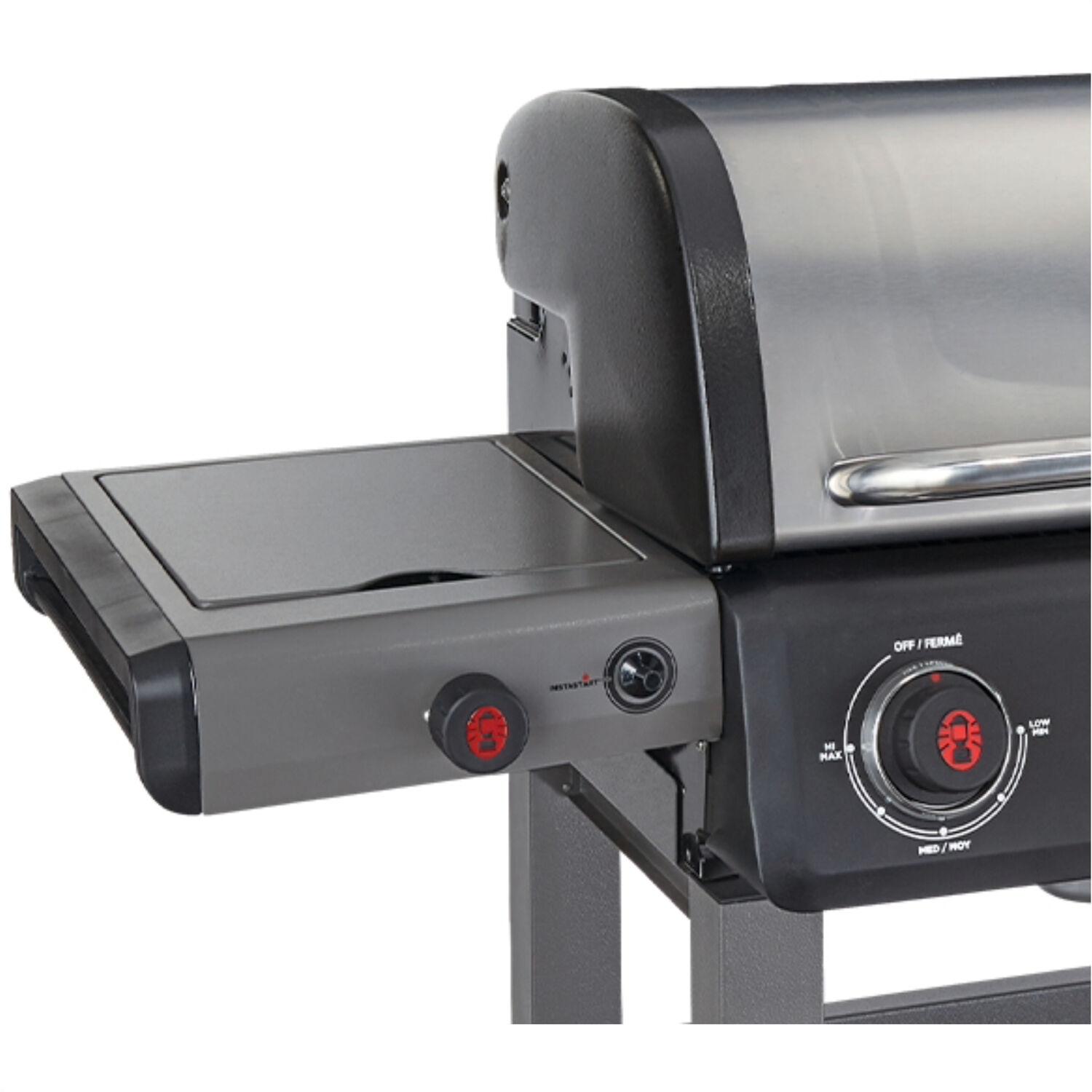 Coleman Cookout 4-Burner 36,000 BTU Propane BBQ Gas Grill w/ Side Burner, 637-Sq. In Cooking Surface