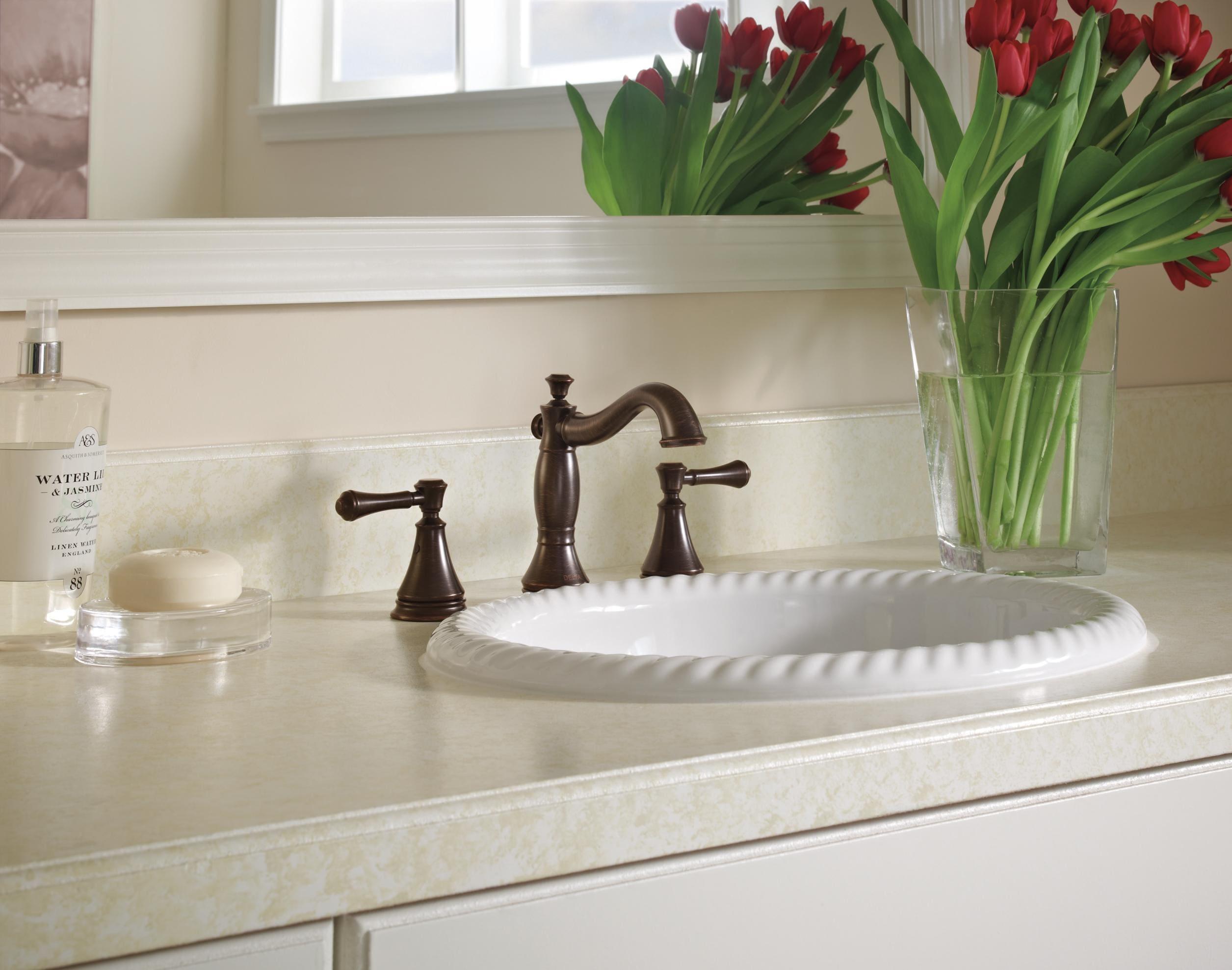 Cassidy Widespread Bathroom Faucet 3 Hole, 2-handle Bathroom Sink Faucet with Drain Assembly