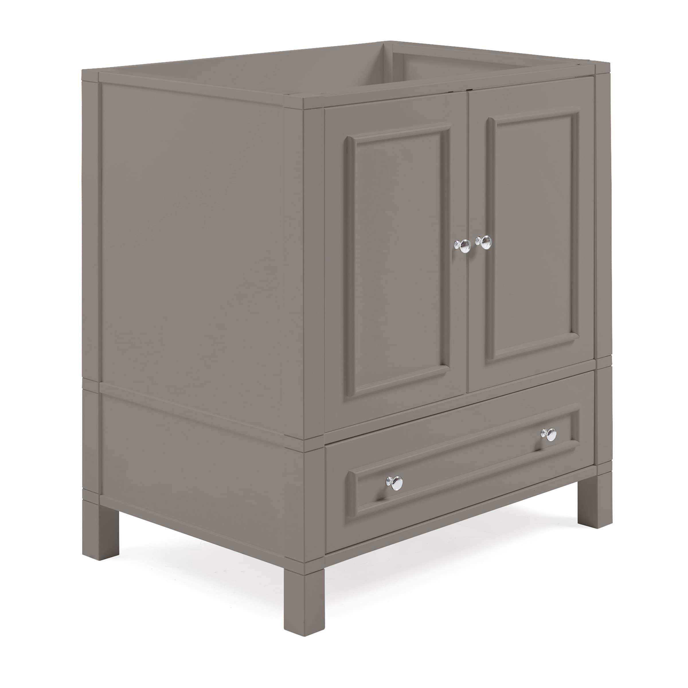 Williamsburg 30"W Transitional Style Vanity Cabinet With Soft Close Doors And Drawers