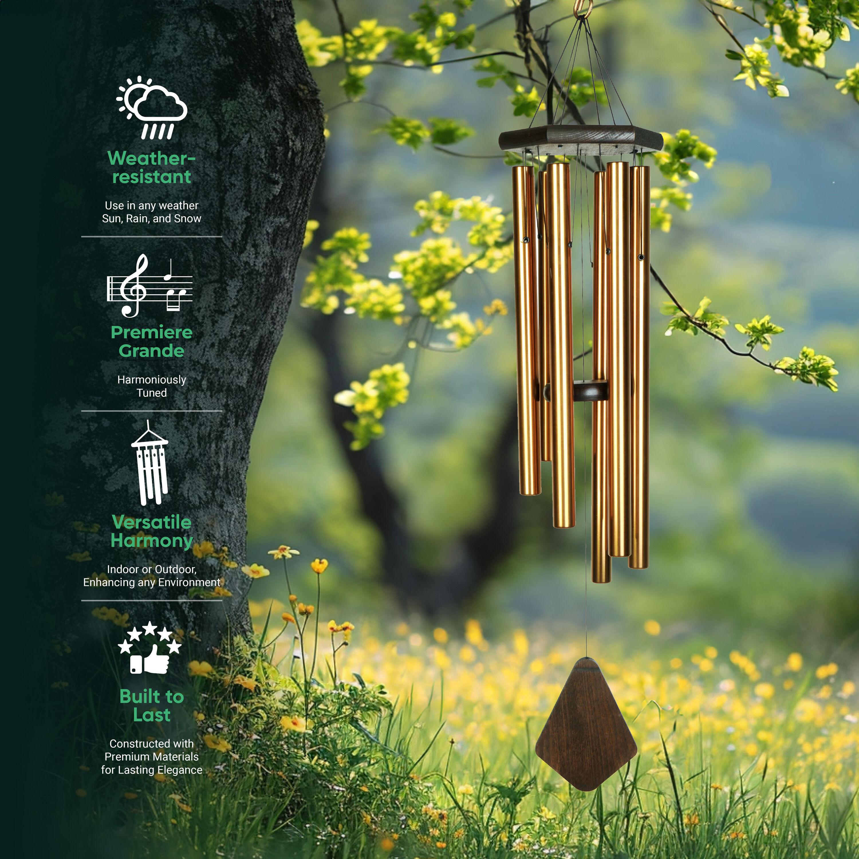 Nature's Melody Nature's Melody Tuned 6-Tube Outdoor Wind Chimes
