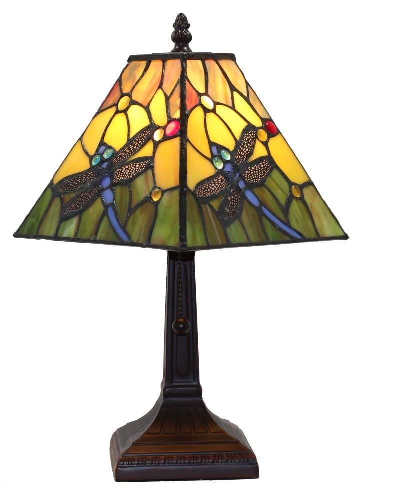 Amora Lighting Tiffany Metal Table Lamp