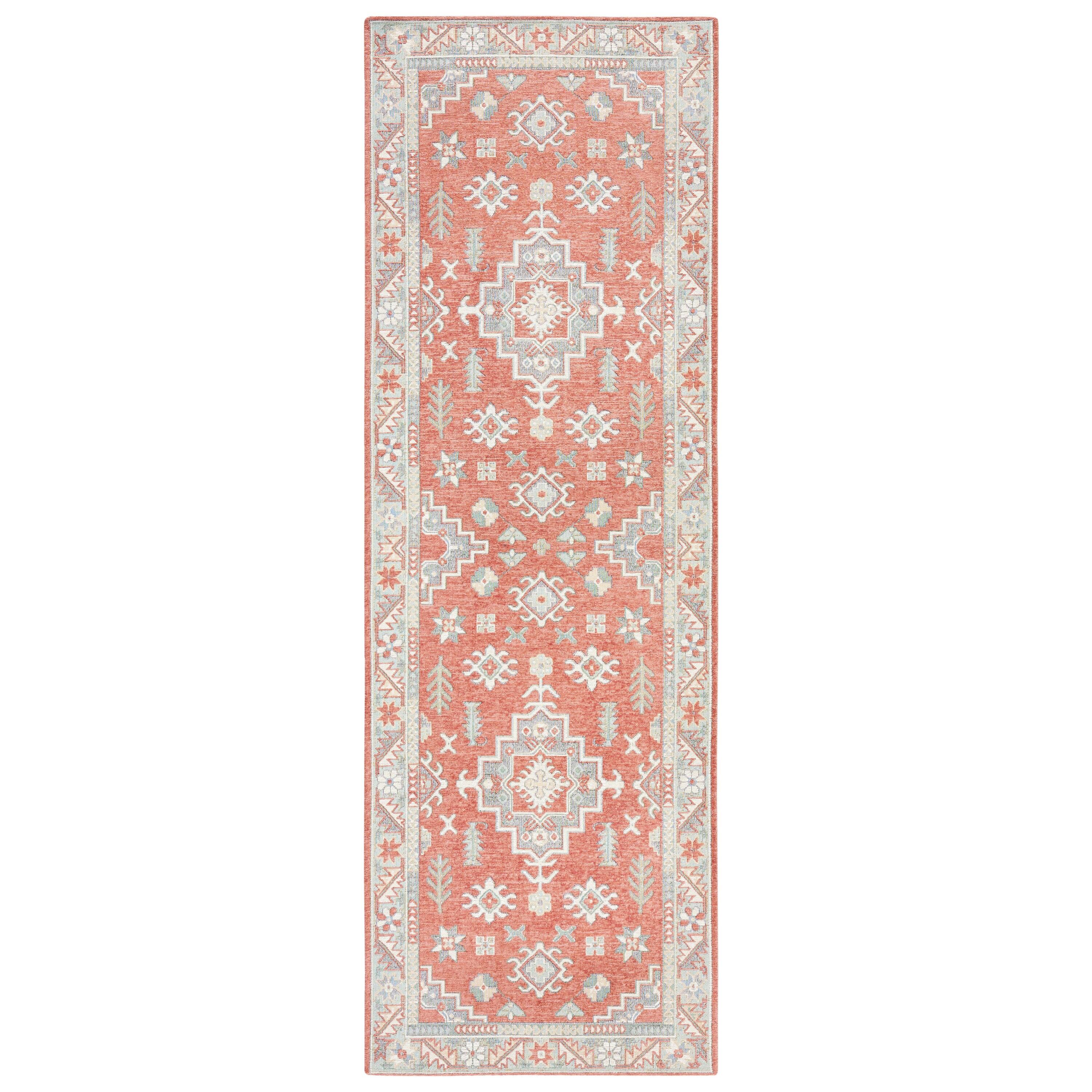 Town & Country Living TOWN & COUNTRY LUXE Livie Forever Vintage Everwash Washable Multi-Use, Non-Slip Kitchen Runner