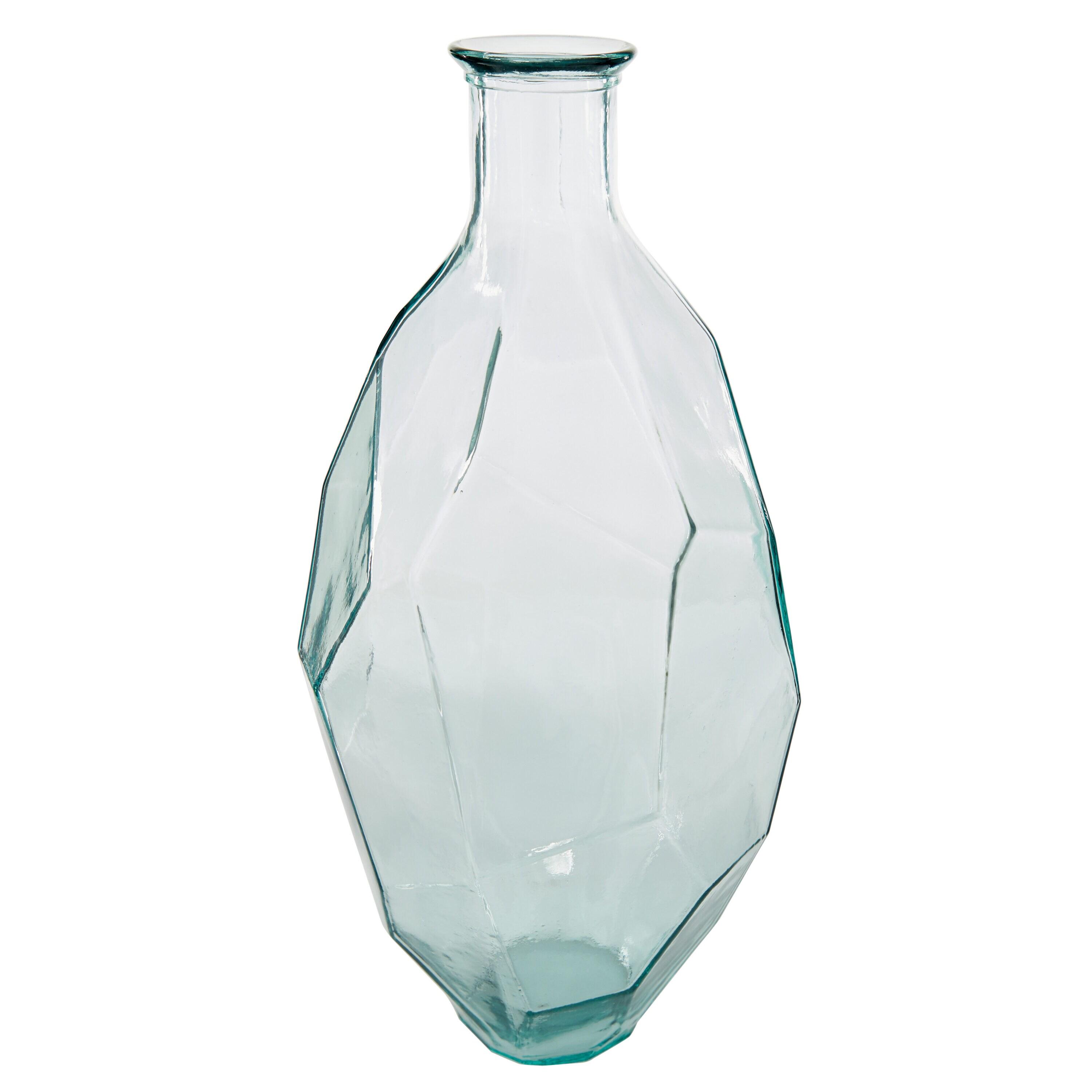 DecMode 23" Spanish Recycled Glass Vase