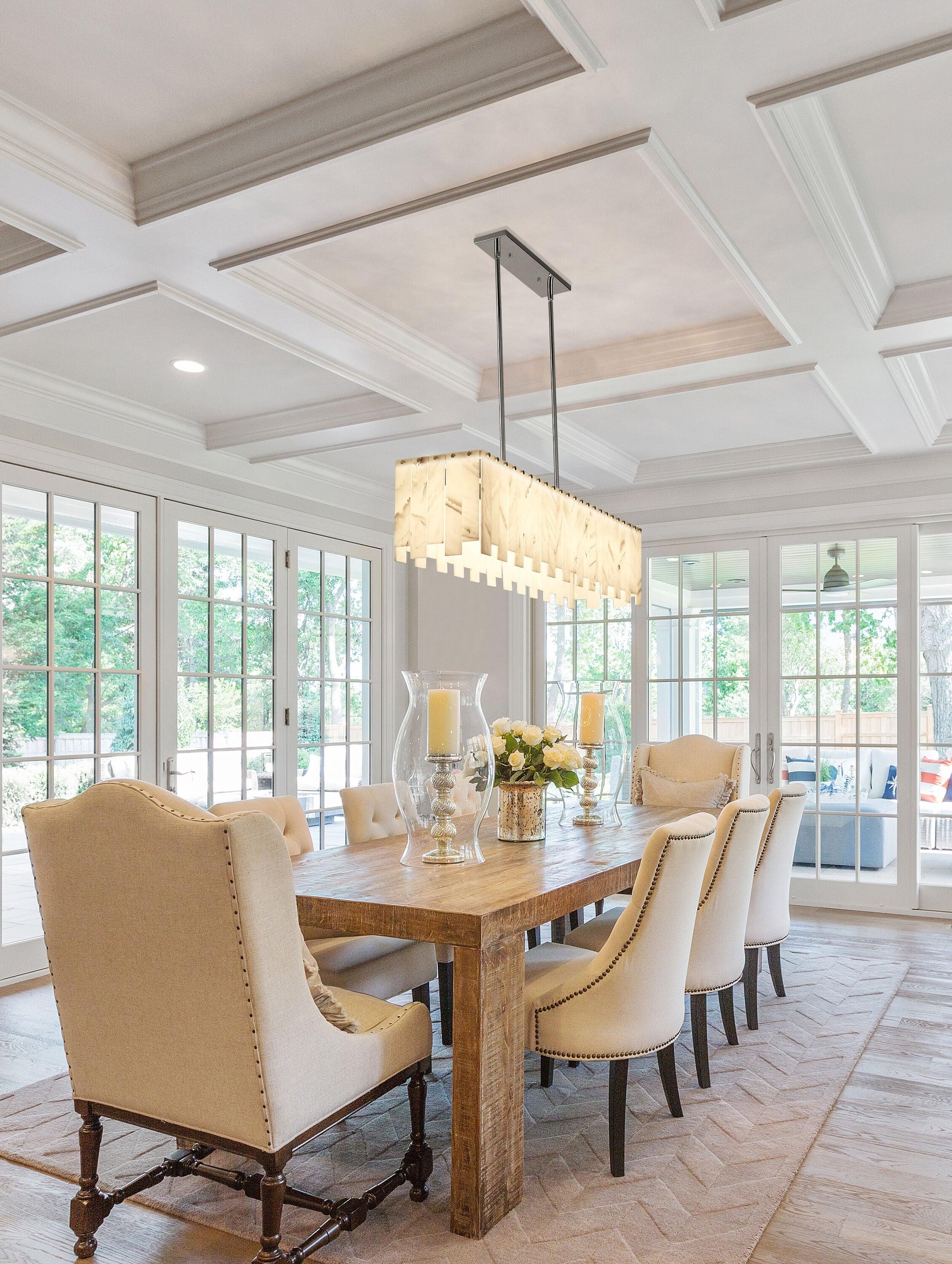 Z-Lite Viviana 7 - Light Island Pendant Light in  Polished Nickel