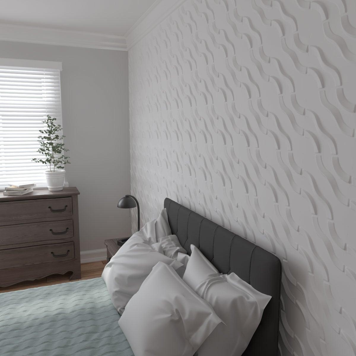 Ekena Millwork Lane EnduraWall Decorative 3D Wall Panel (Set of 10)