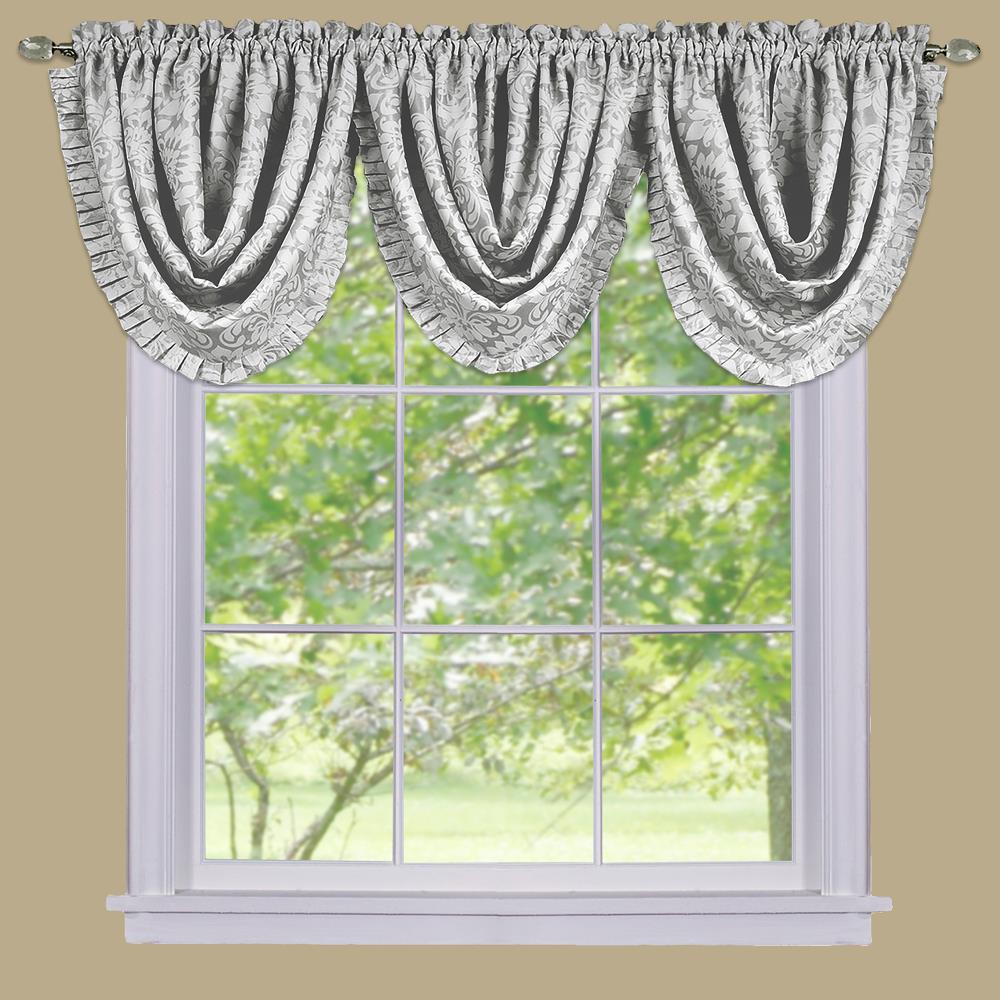 Achim Sutton Waterfall Valance - Silver