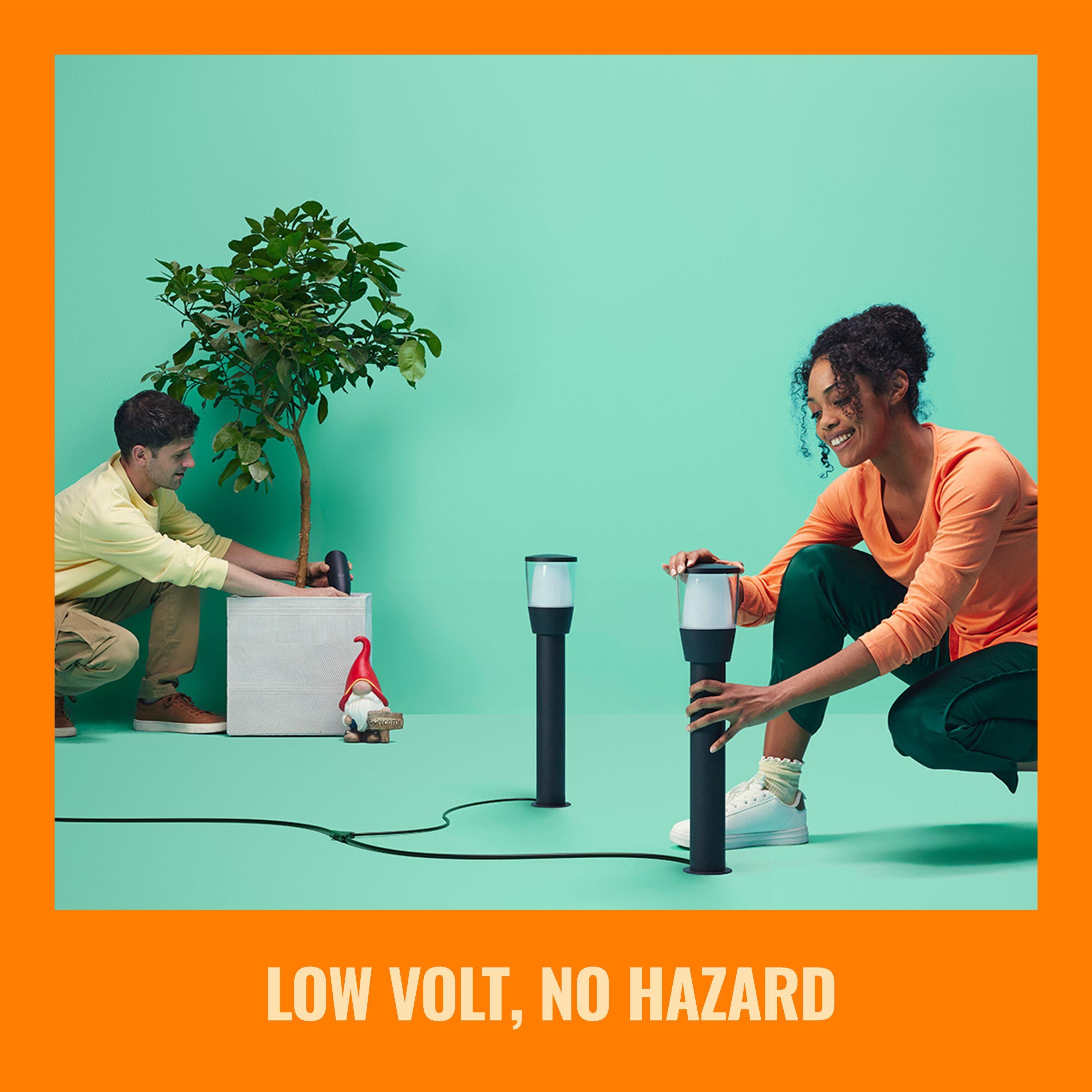 WiZ Connected LED Color Changing Outdoor Spotlight Extension - Starter Kit Required - Weatherproof - Control with WiZ App - Works with Google Home, Alexa, and Siri Shortcuts - 2 Pack