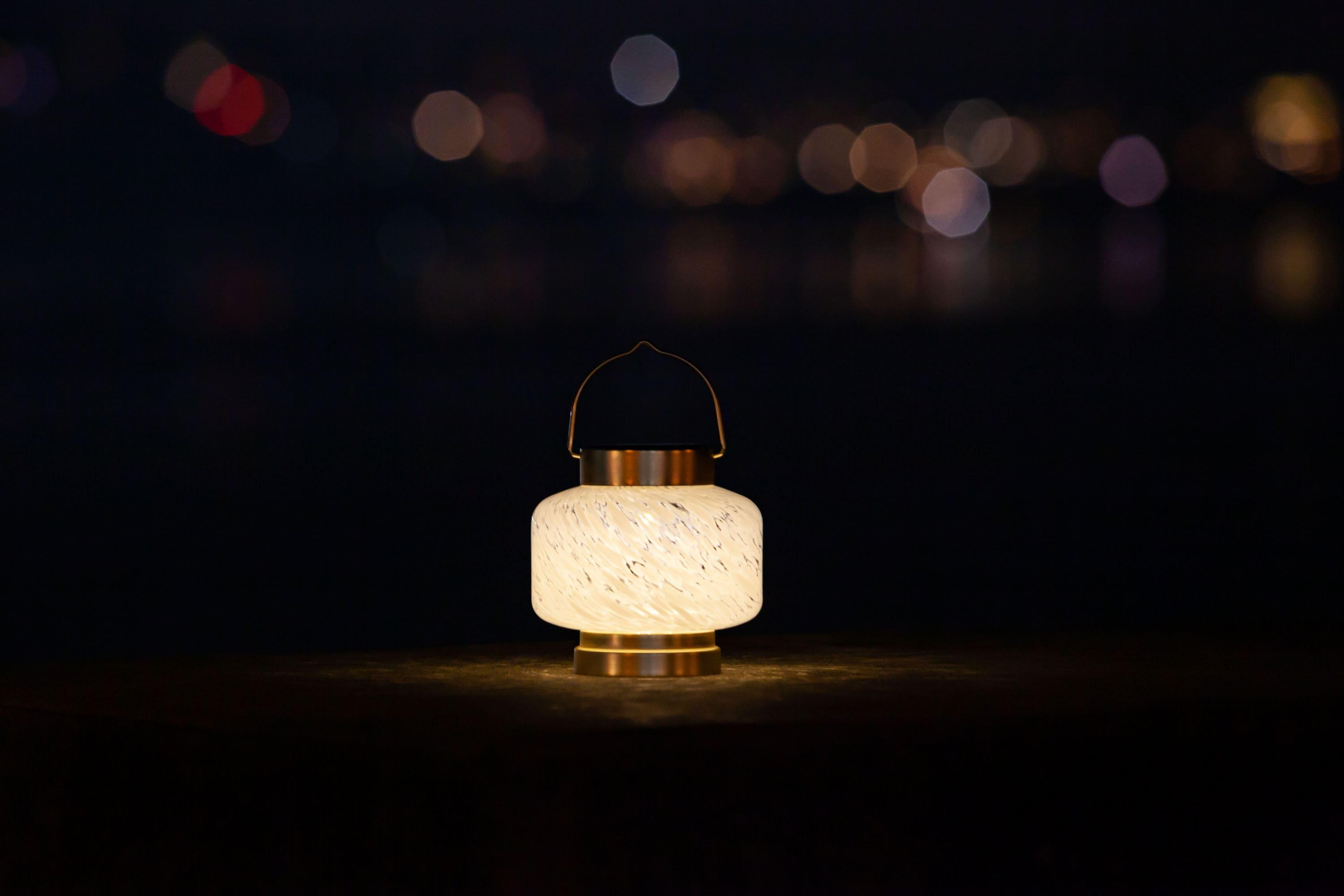 5.5'' Solar Powered Integrated LED Outdoor Lantern