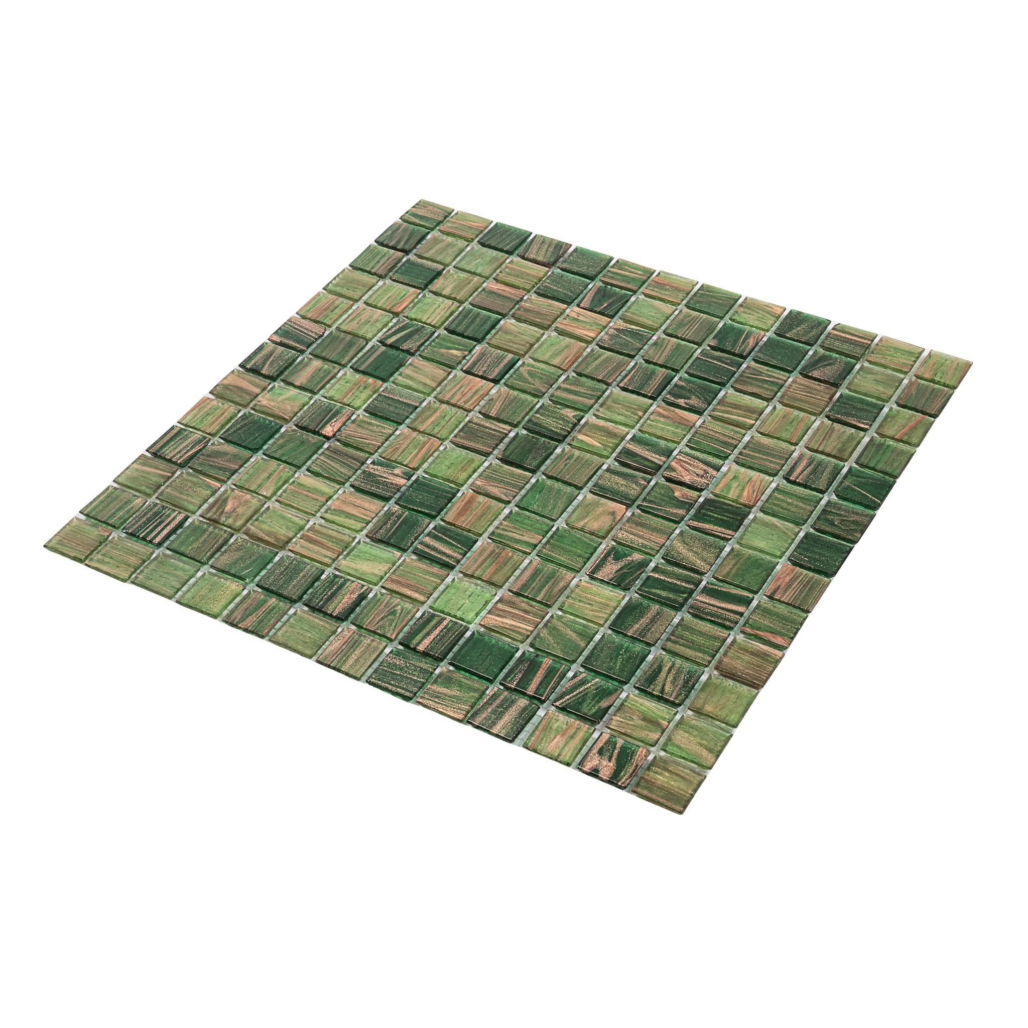 Mingles 0.8" x 0.8" Glass Grid Mosaic Wall & Floor Tile