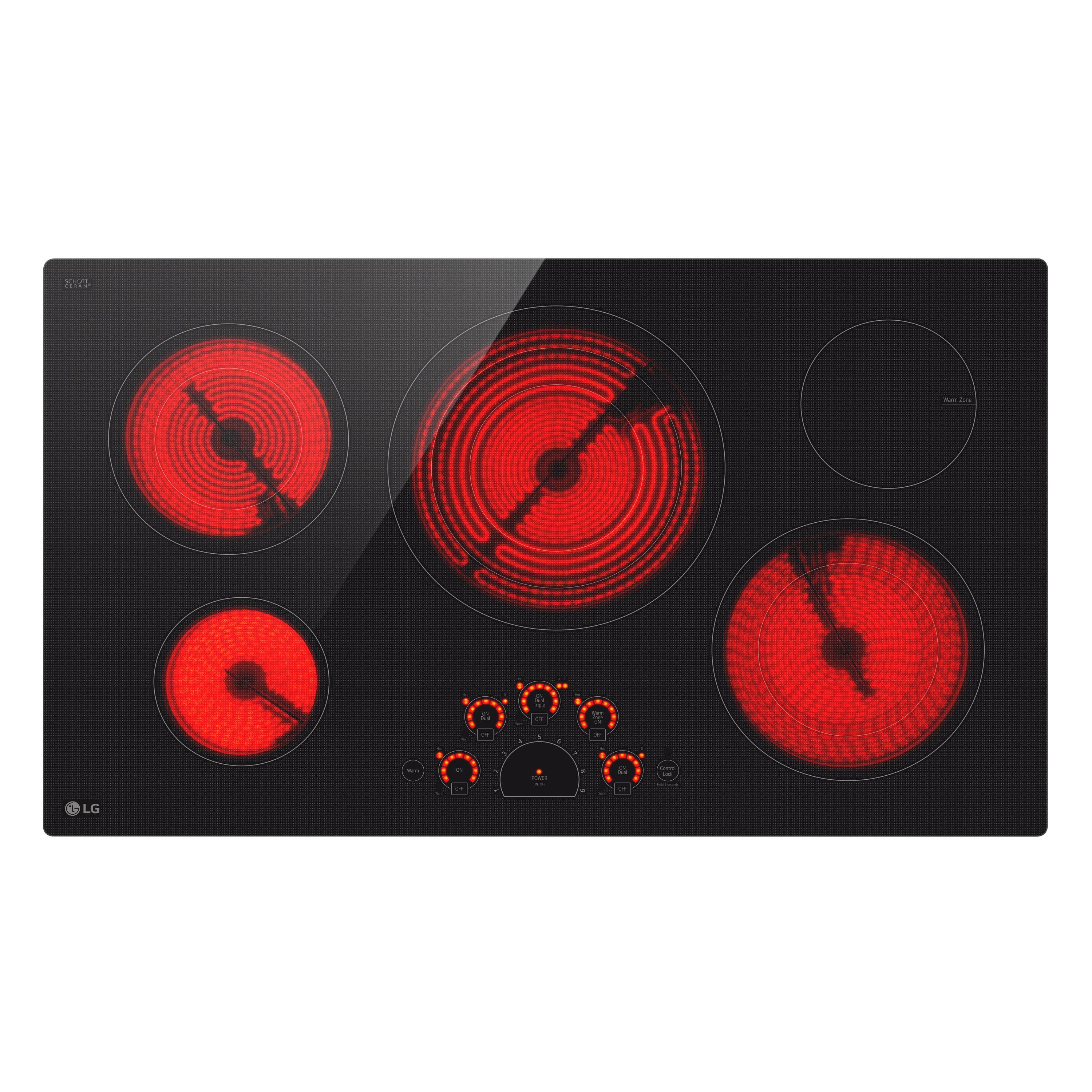 37" Electric Cooktop with 5 Elements