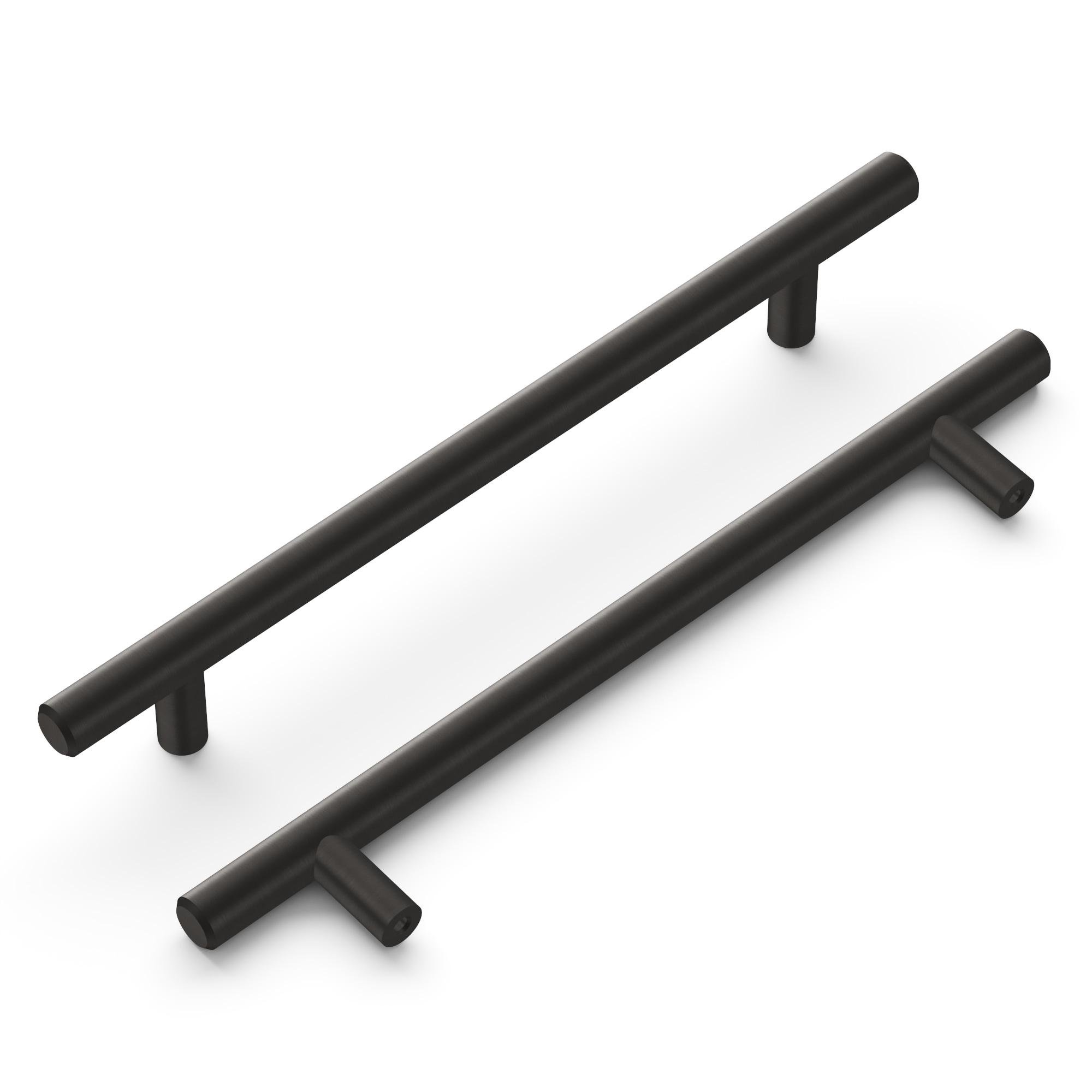 Bar Pull Kitchen Cabinet Handles, Solid Core Drawer Pulls for Cabinet Doors, 6-5/16" (160mm)
