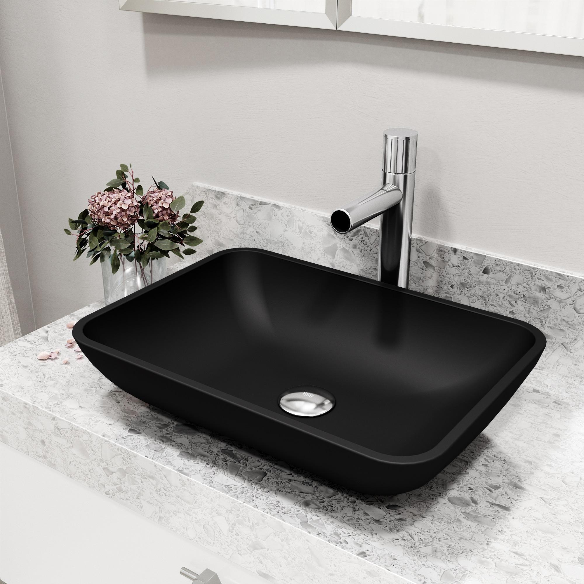 Ashford 11" H Single Handle Vessel Sink Bathroom Faucet