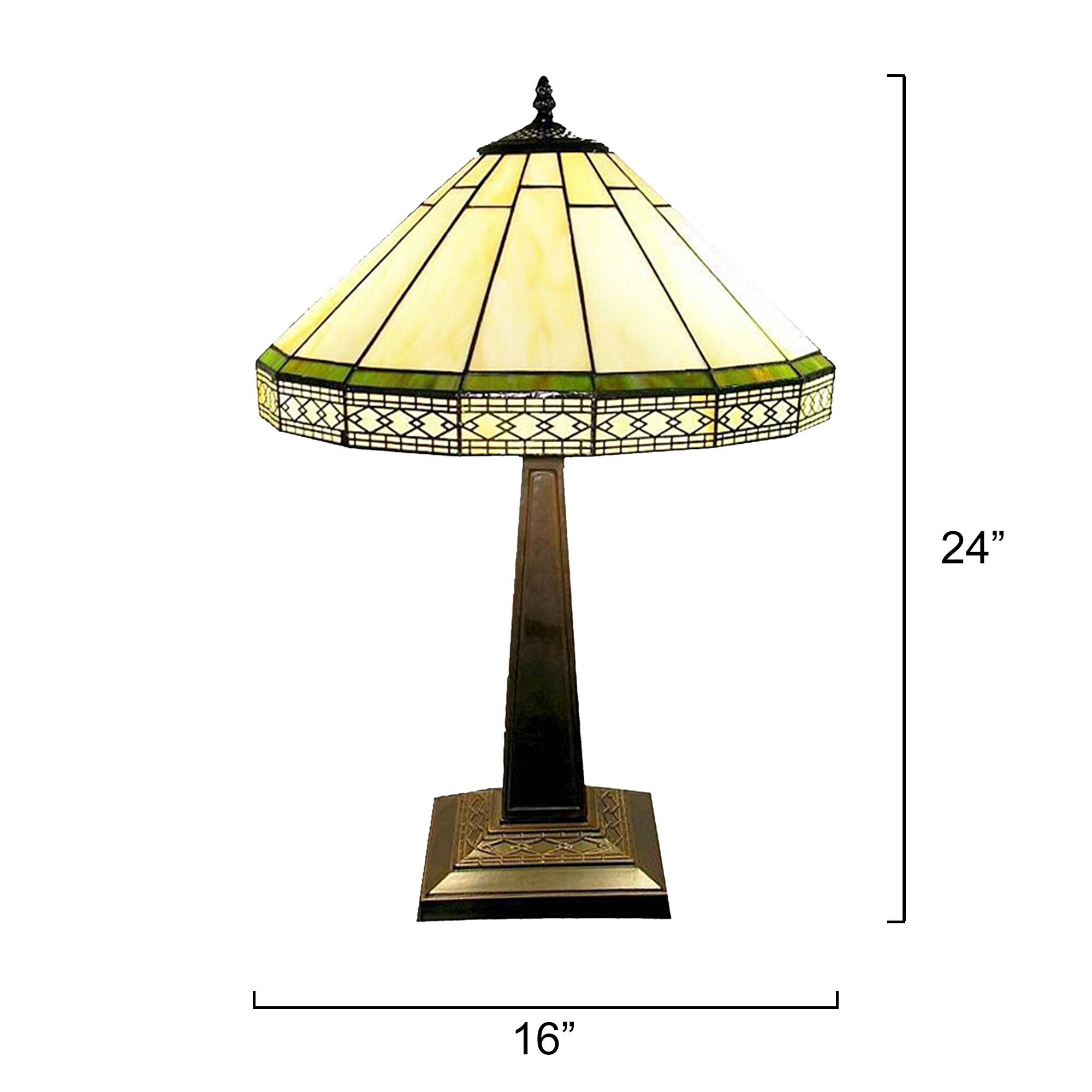 Tiffany Style Flower Design Table Lamp
