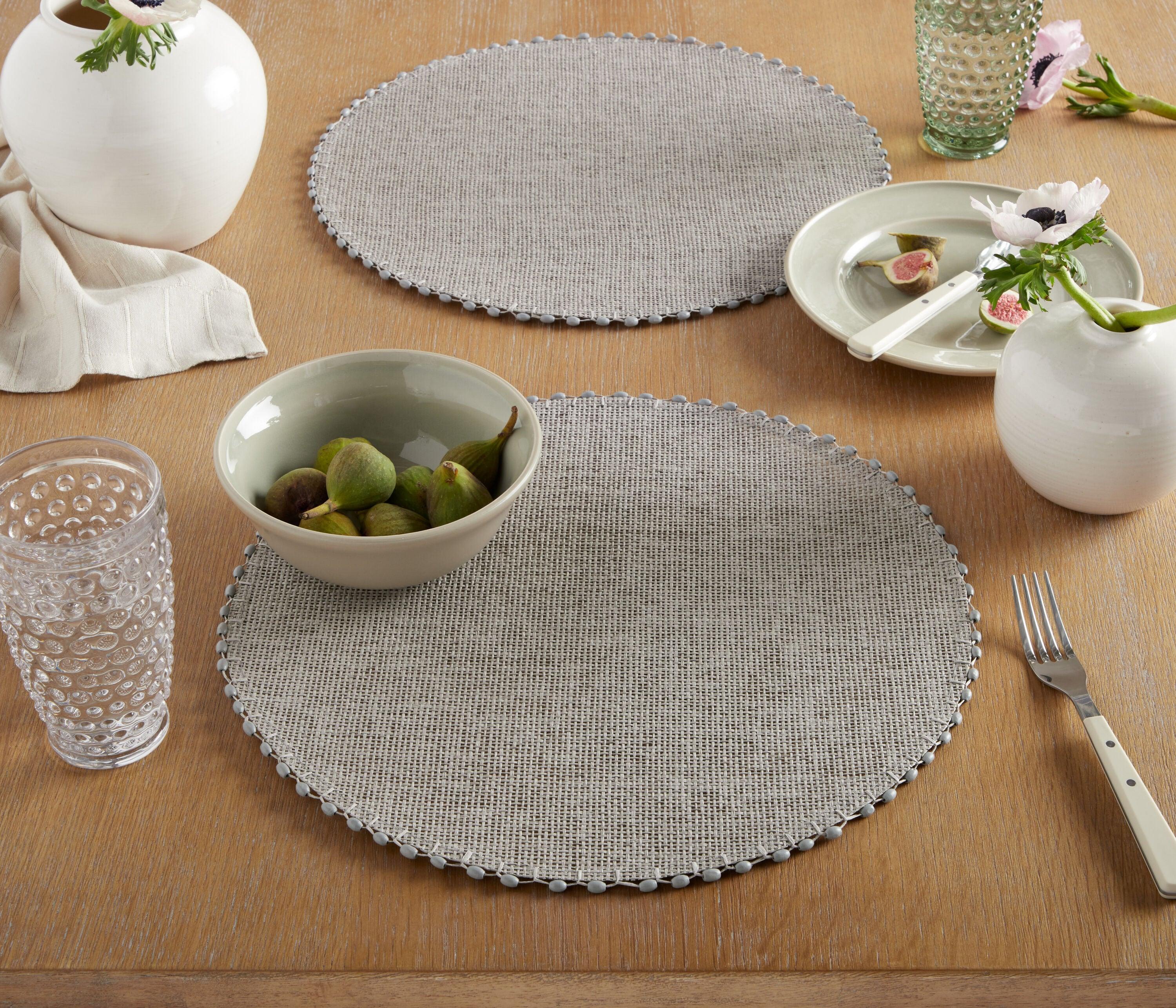 Martha Stewart Martha Stewart Woven Water Resistant Lindos Placemat (Set of 6)
