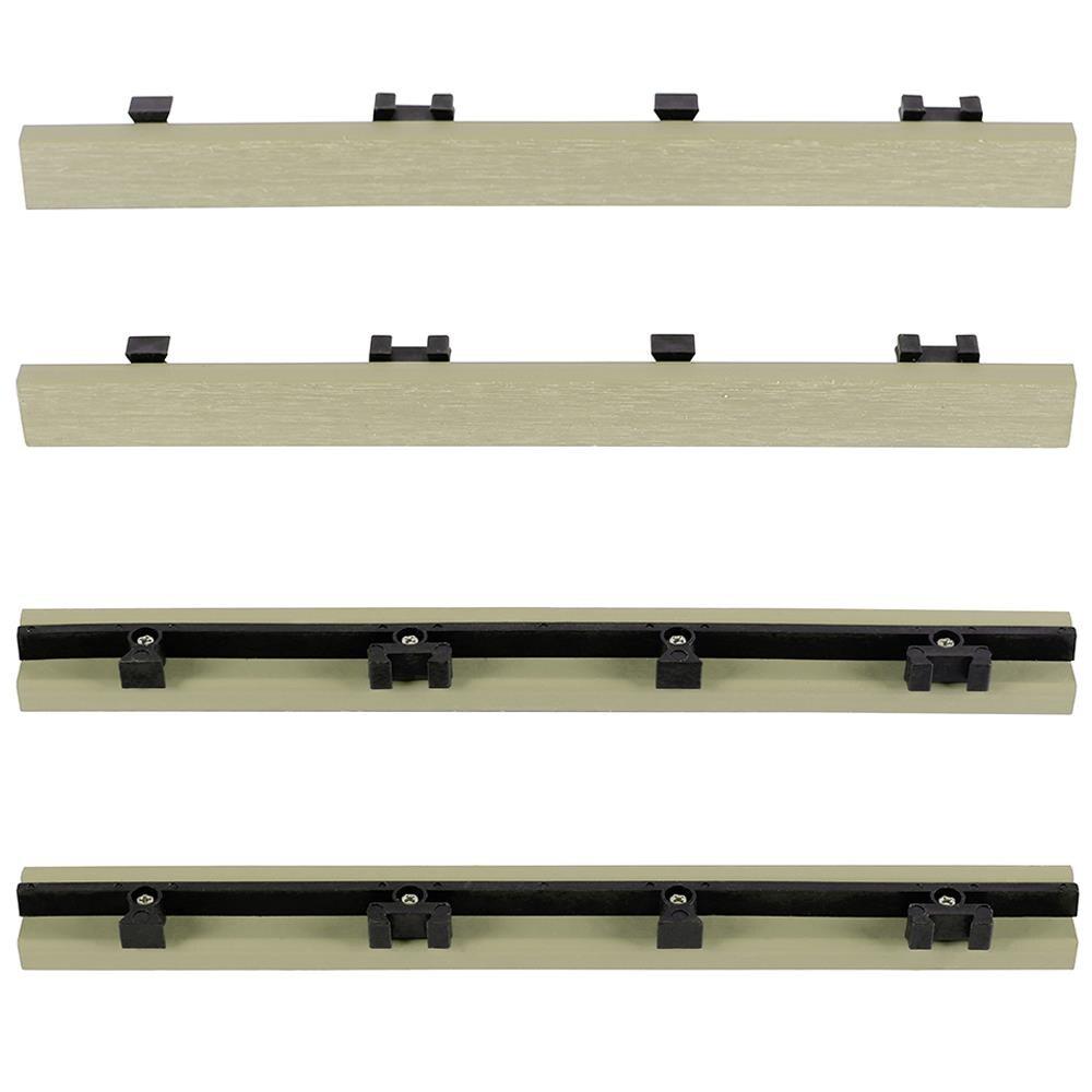 12" x 1" Composite Interlocking Deck Side Trim