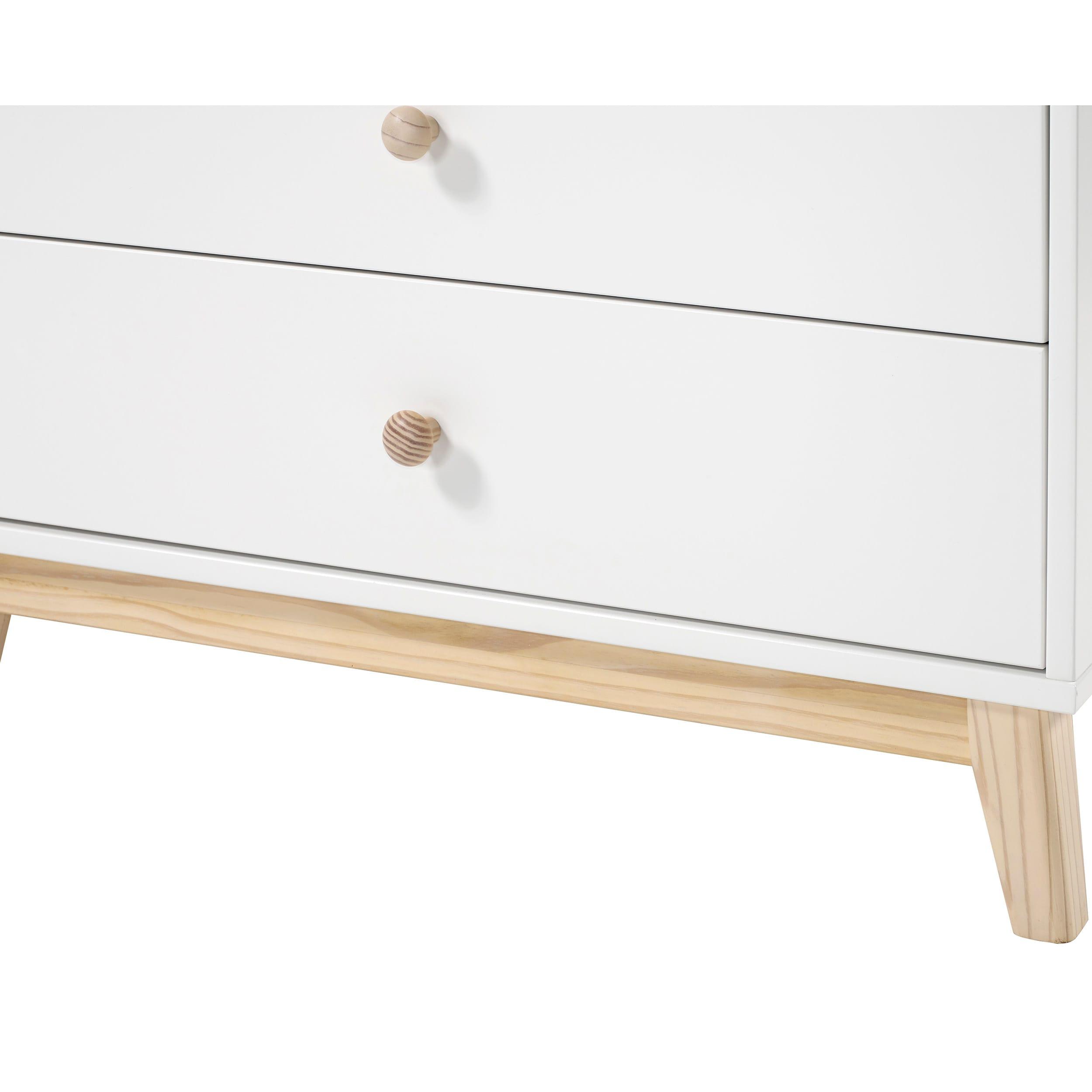 Alaterre Furniture MOD 35" W 5-Drawer Chest, White