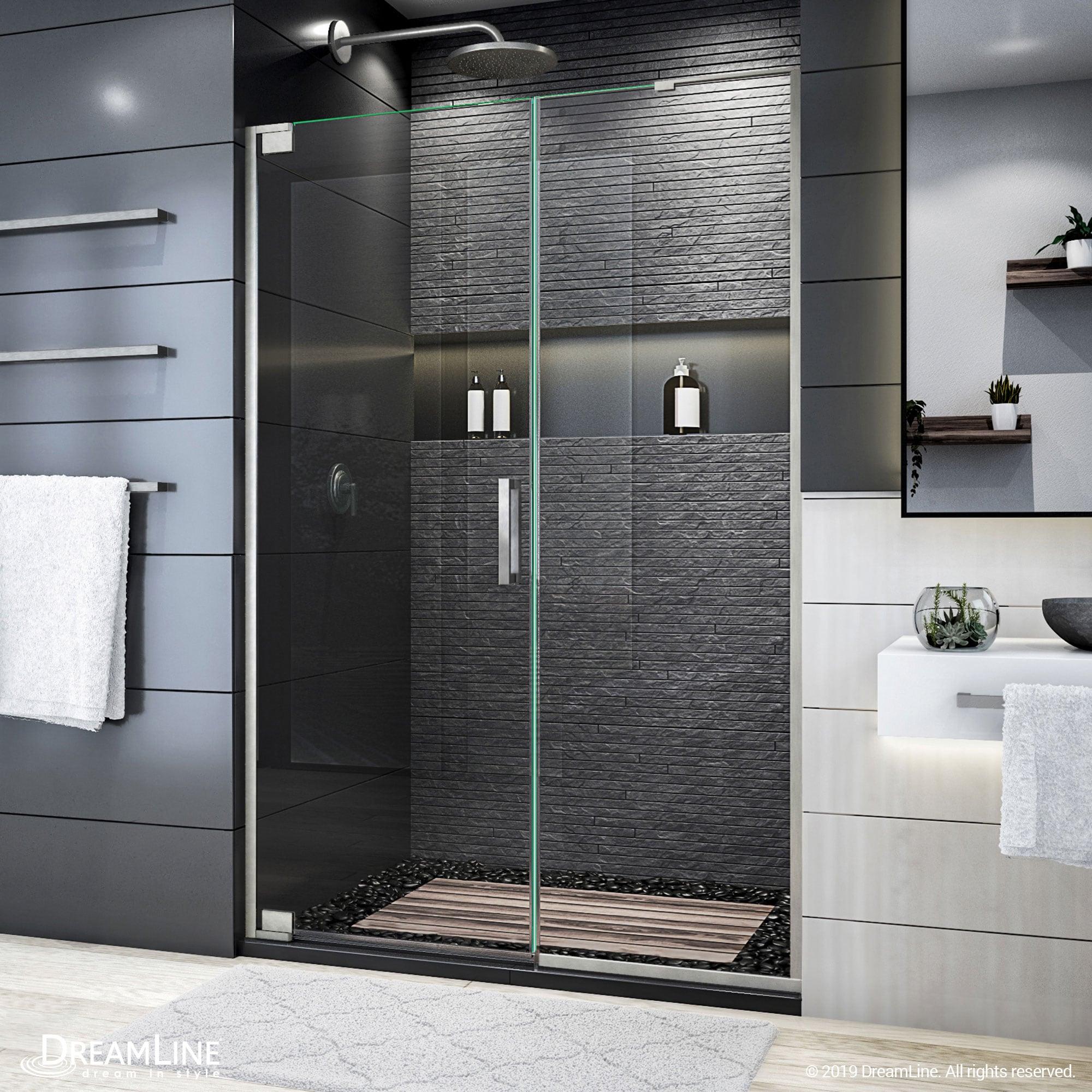 DreamLine Duet Plus 50" - 54" W x 72" H Double Sliding Semi-Frameless Shower Door SHDR-1854720-09