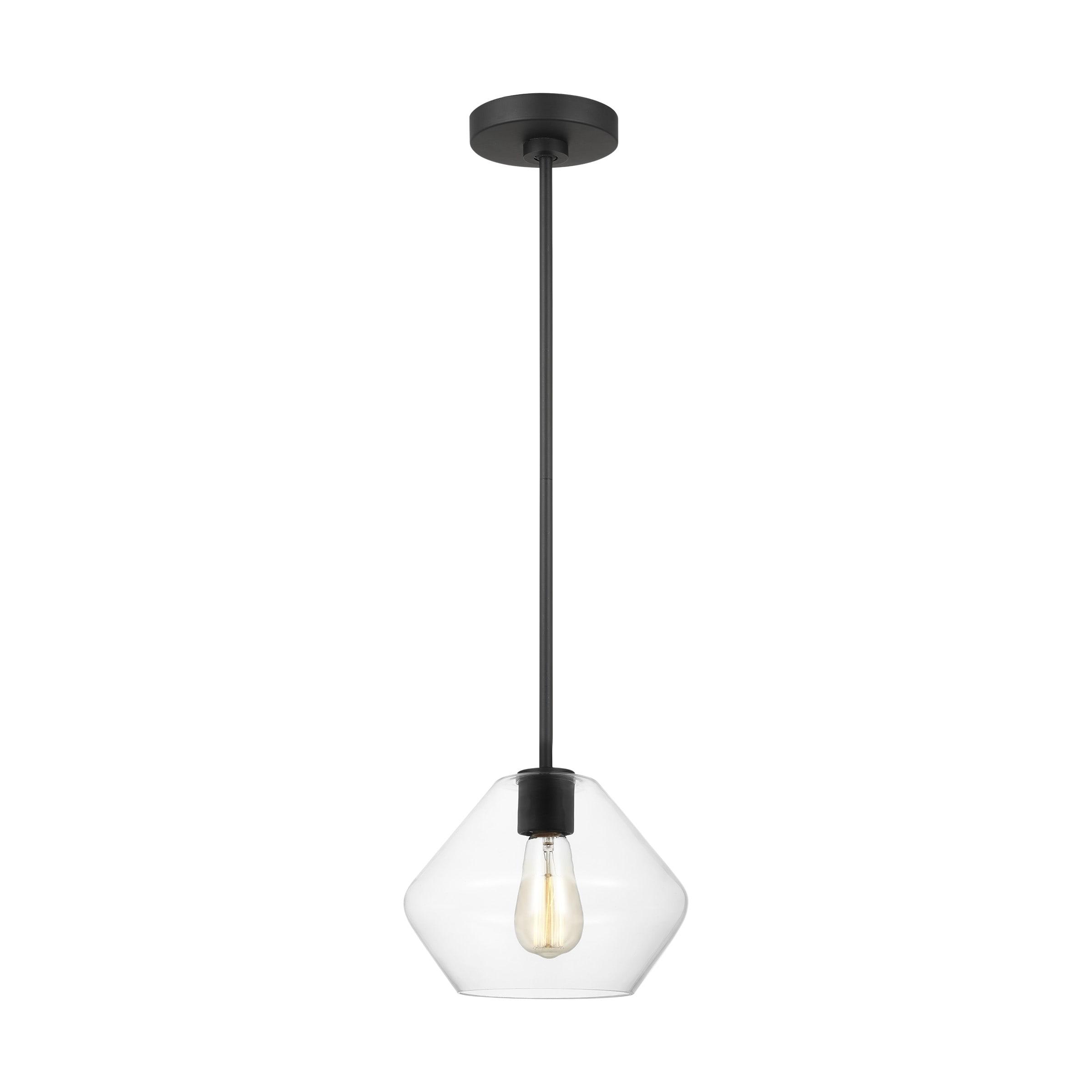 Rooks Single Light Glass Dimmable Pendant