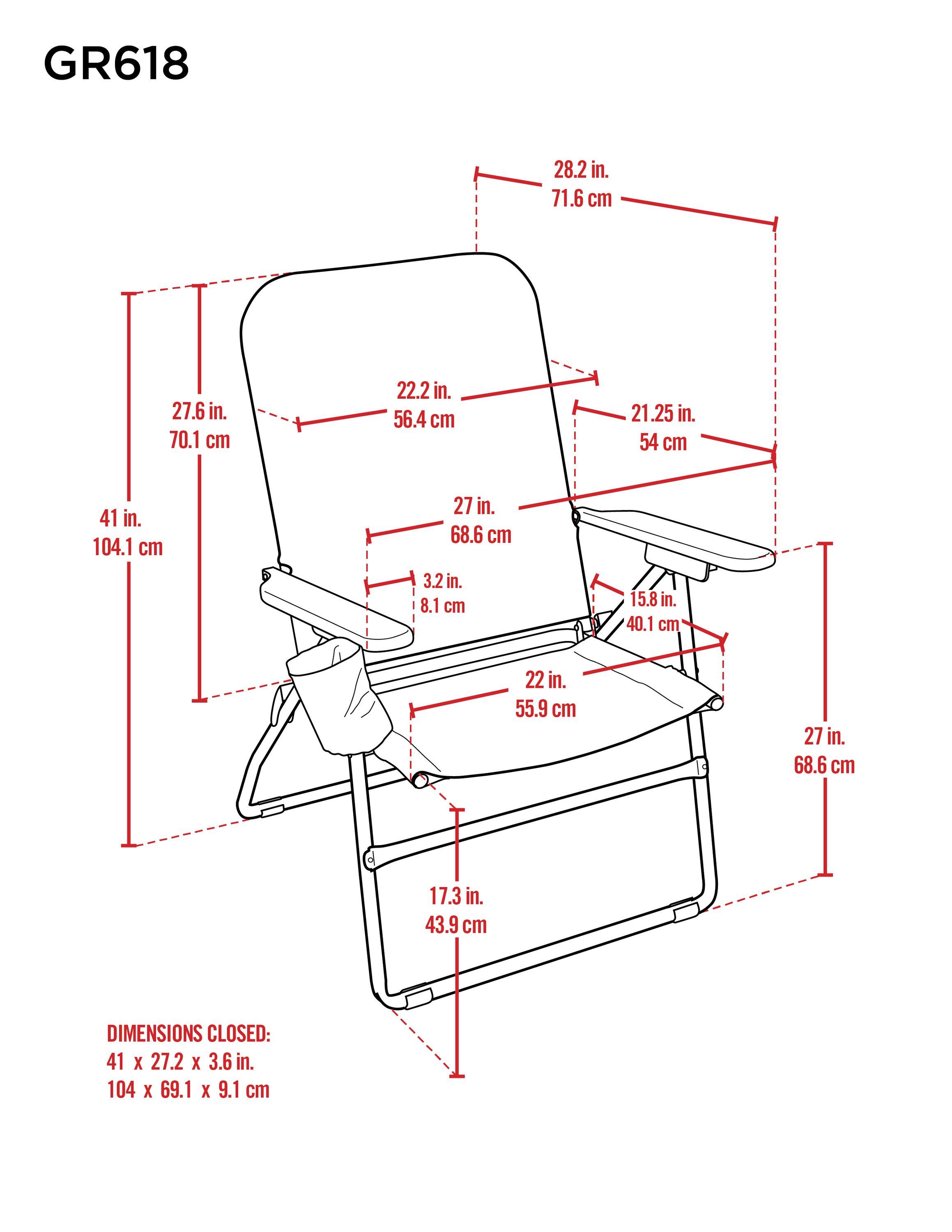 Arlmont & Co. Jovia Folding Camping Chair