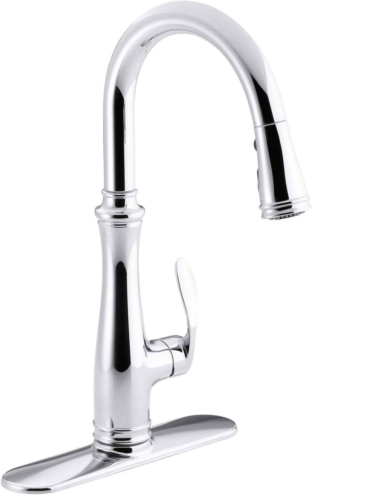 Bellera™ Pull Down Single Handle Kitchen Faucet with Handle and Supply Lines