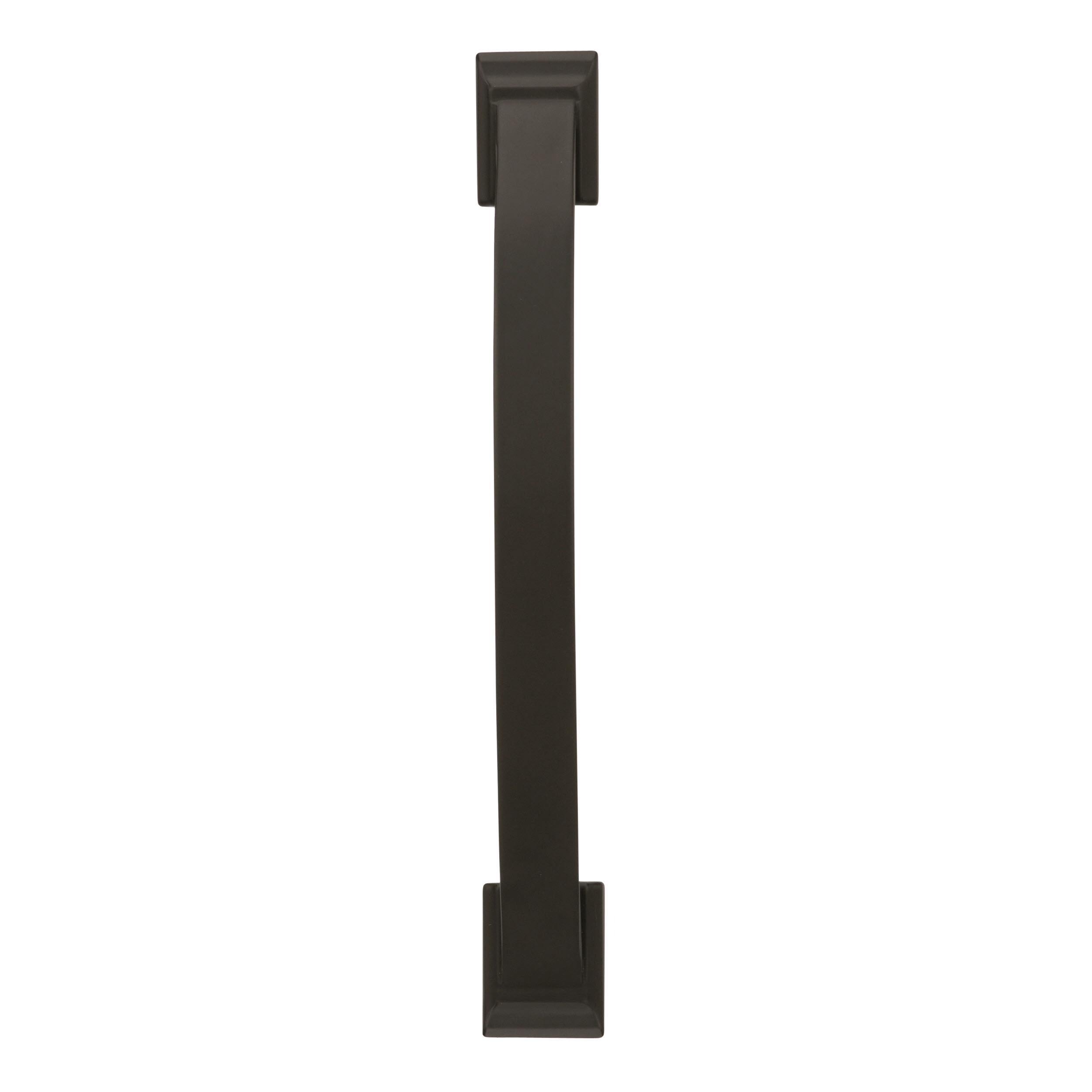 Amerock Candler 5-1/16 inch (128mm) Center-to-Center Black Bronze Cabinet Pull