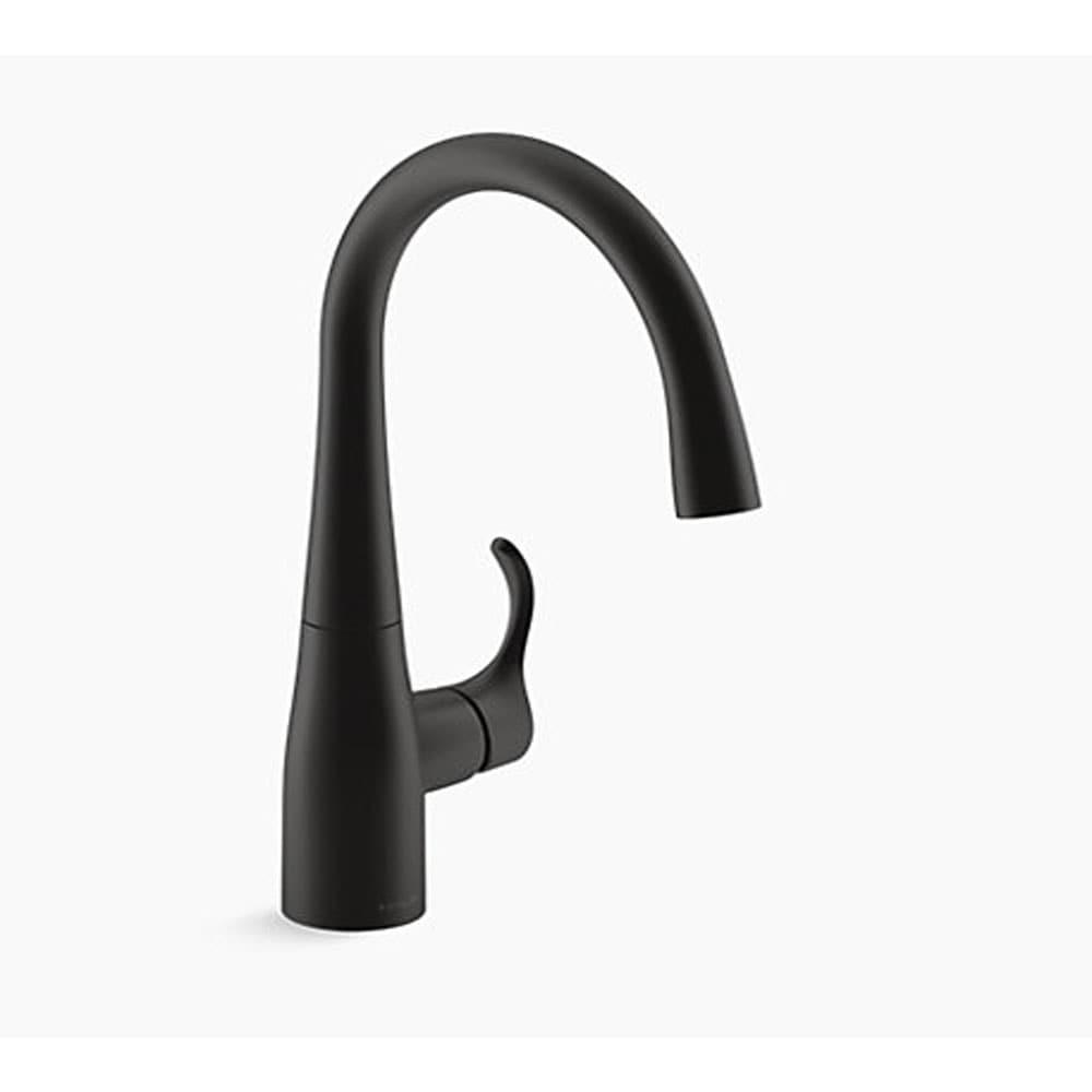 Simplice Single-Handle Bar Sink Faucet, Secondary Faucet with High-Arch Swing Spout