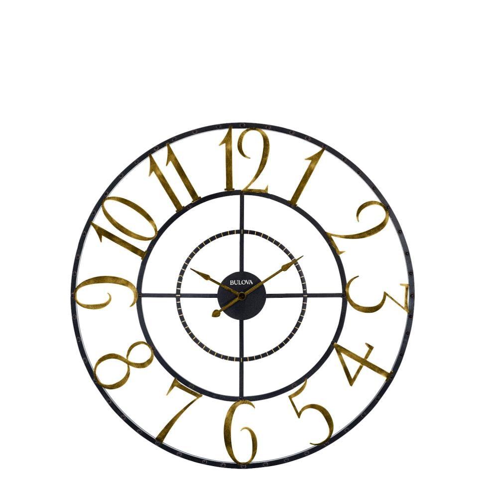 Bulova Metal Wall Clock