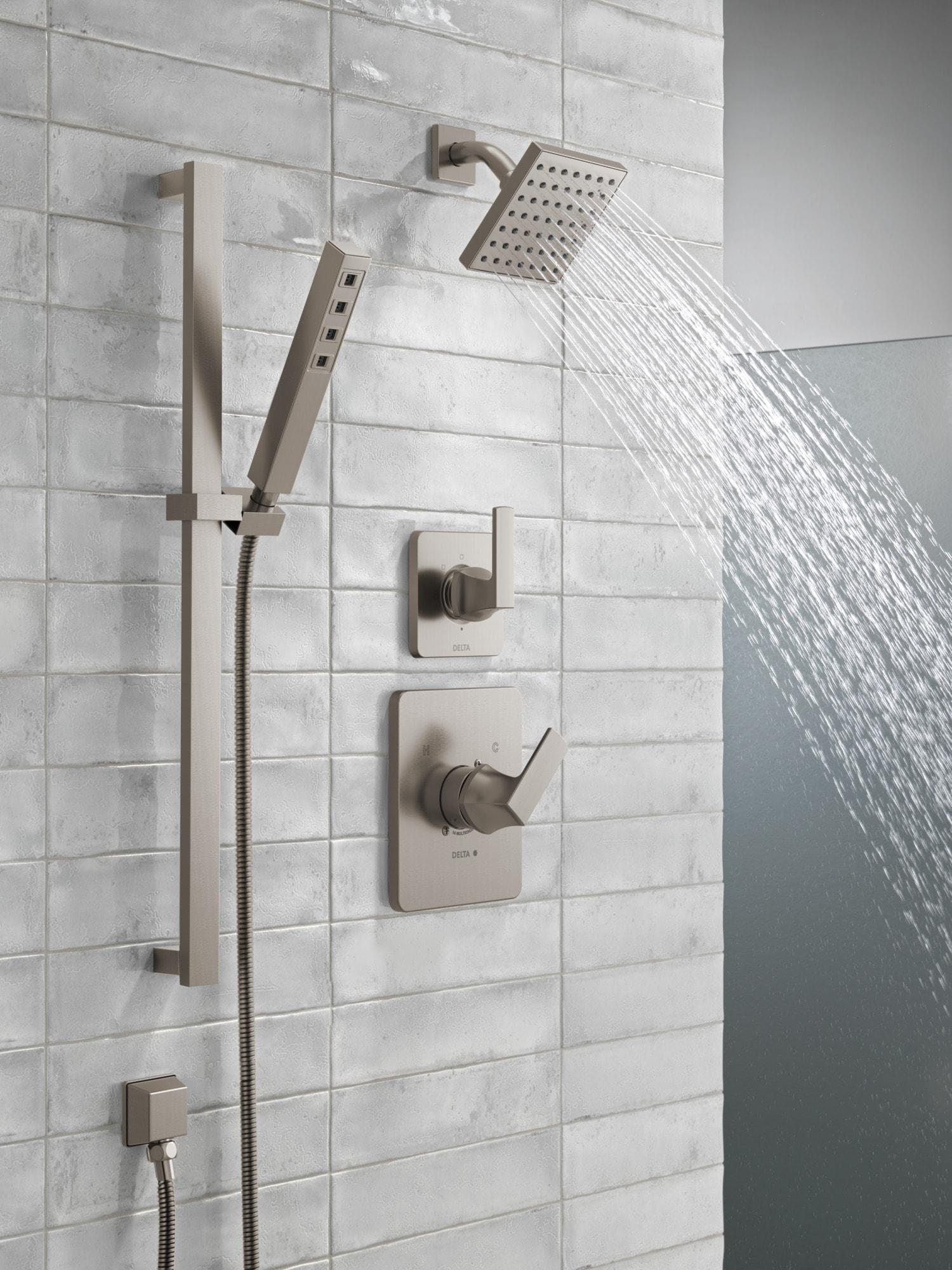Velum Single-Function Shower Faucet Set, Valve Trim Kit, Shower Head and Handle Set