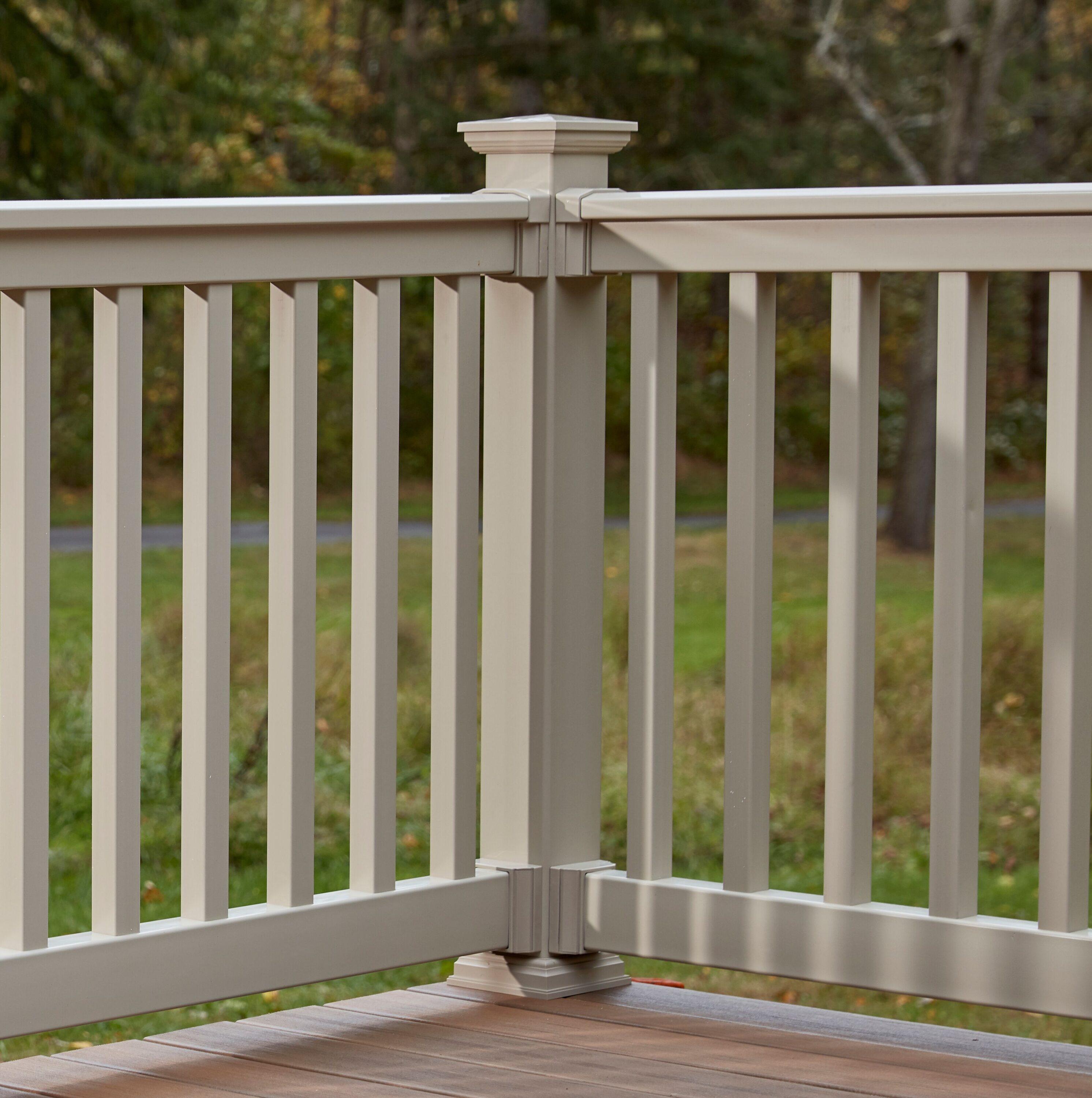 Barrette Outdoor Living 39" H x 4" W Clay Vinyl Post Sleeve