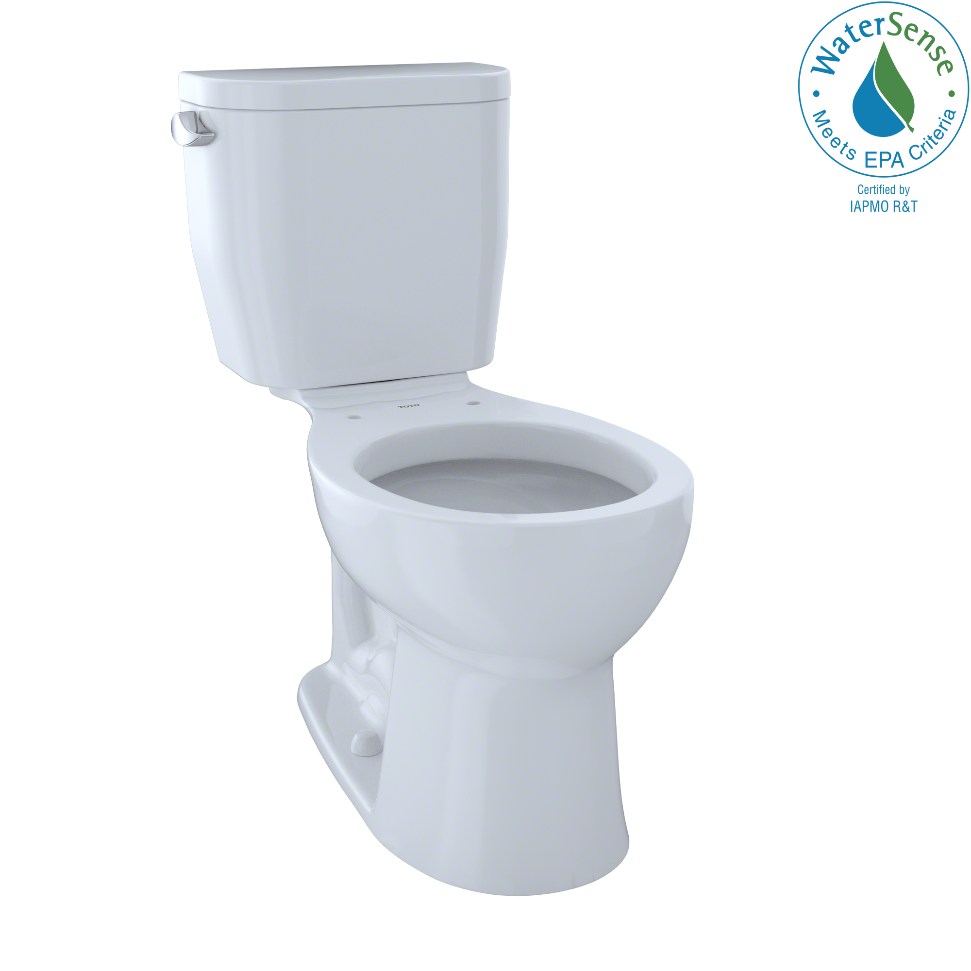 Entrada Dual-Flush Round Two-Piece Toilet (Seat Not Included)