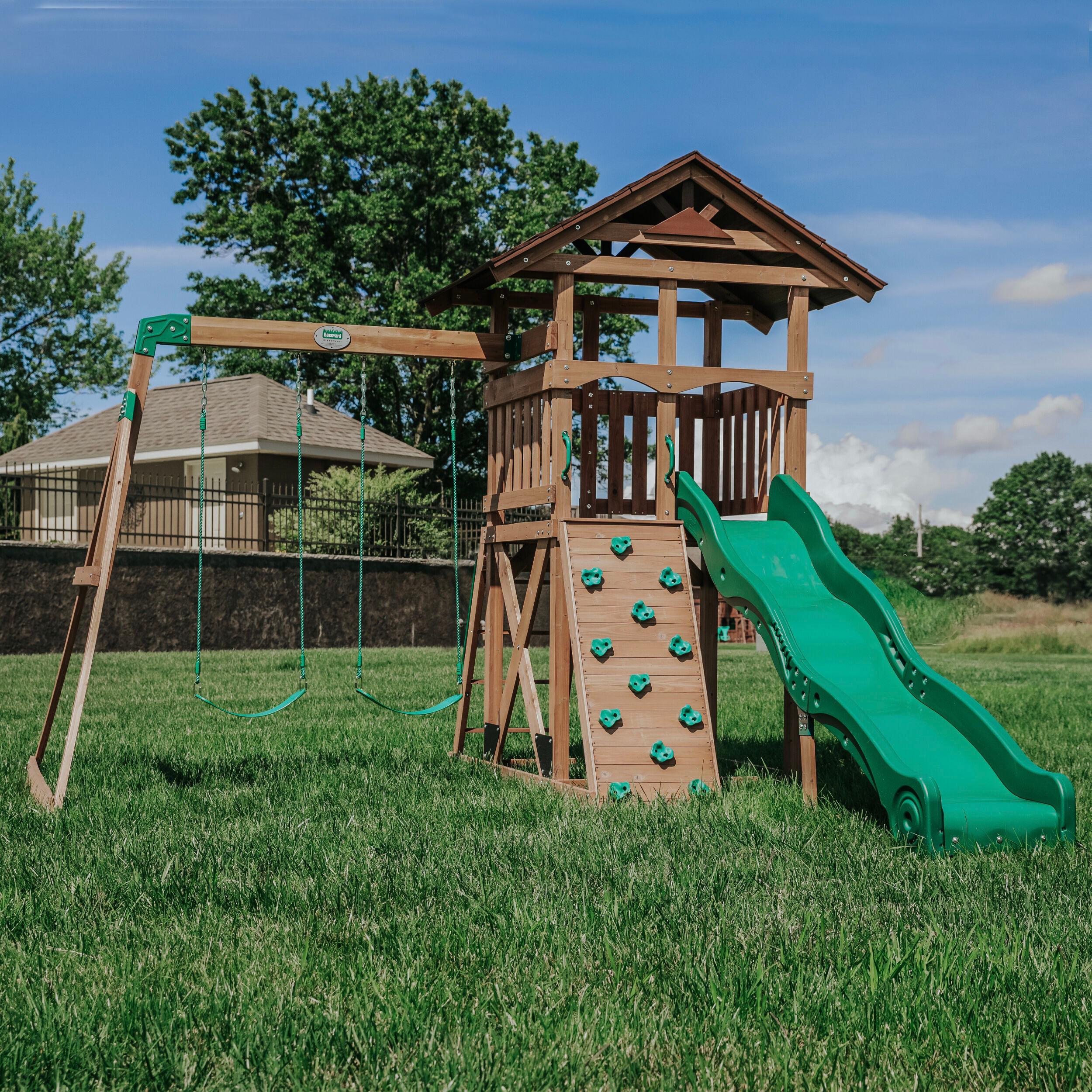 Backyard Discovery Lightning Ridge Swing Set