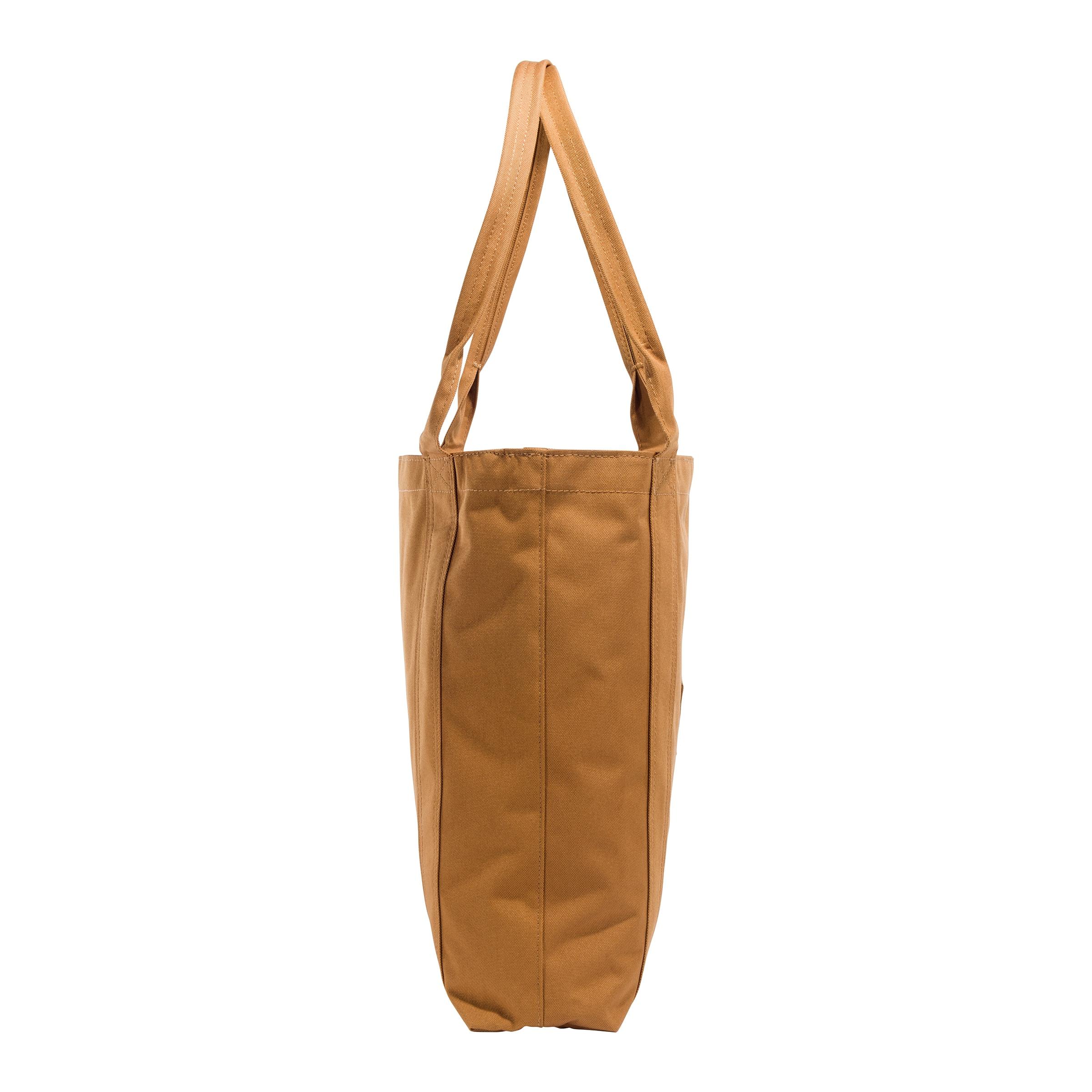 Carhartt Brown Durable Water-Resistant Nylon Tote Bag