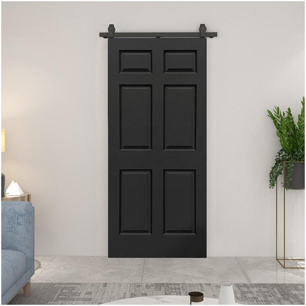 Paneled MDF Composite Bifold Barn Door with Installation Hardware Kit