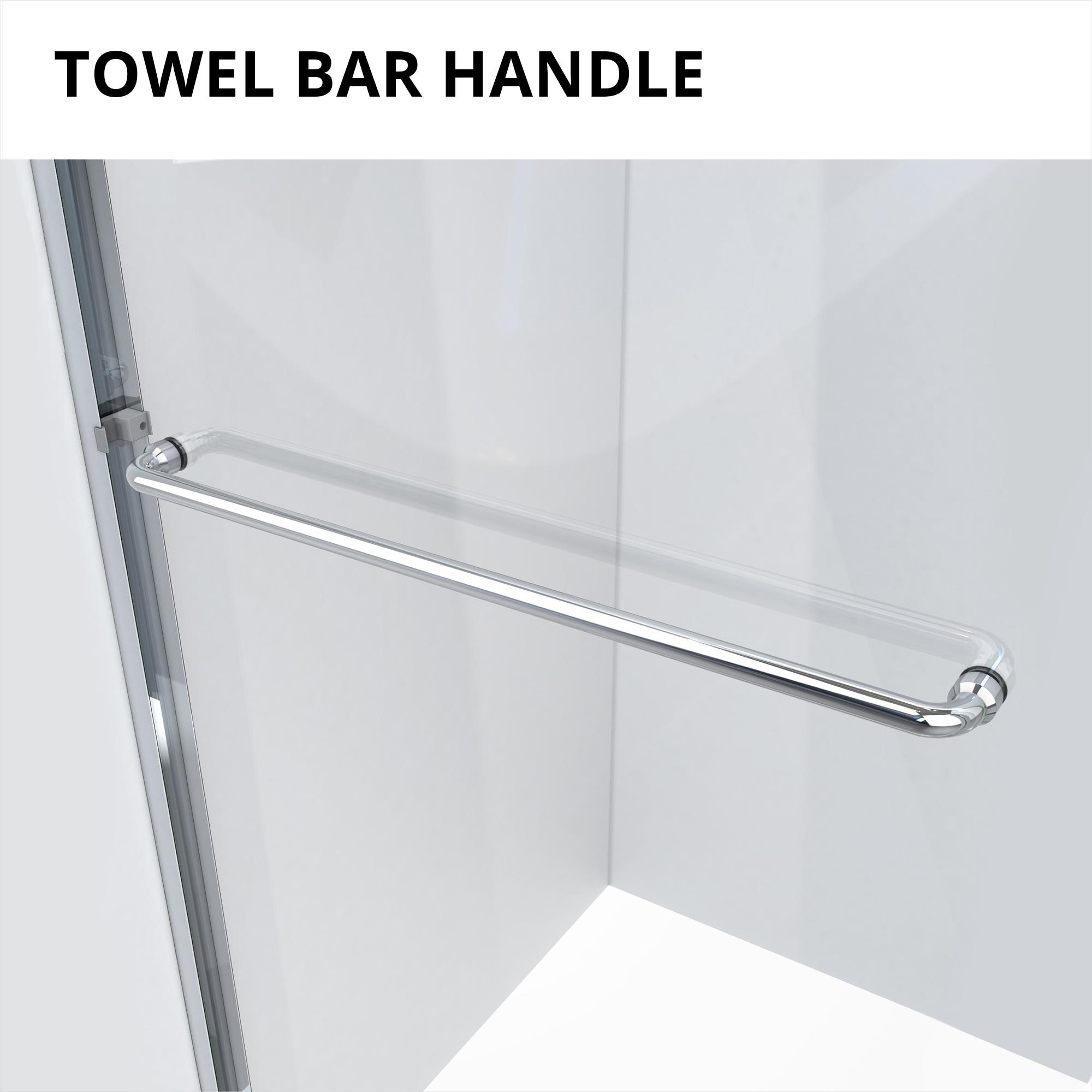 Alliance Pro 56" W x 70" H Bypass Semi-Frameless Shower Door with ClearMax Technology