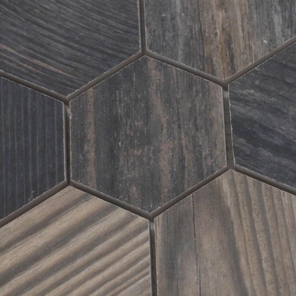 Apollo Tile  5 pack 9.8-in W x 11.8-in L Matte Ceramic Wall and Floor Mosaic Tile (4.015 Sq ft/case)