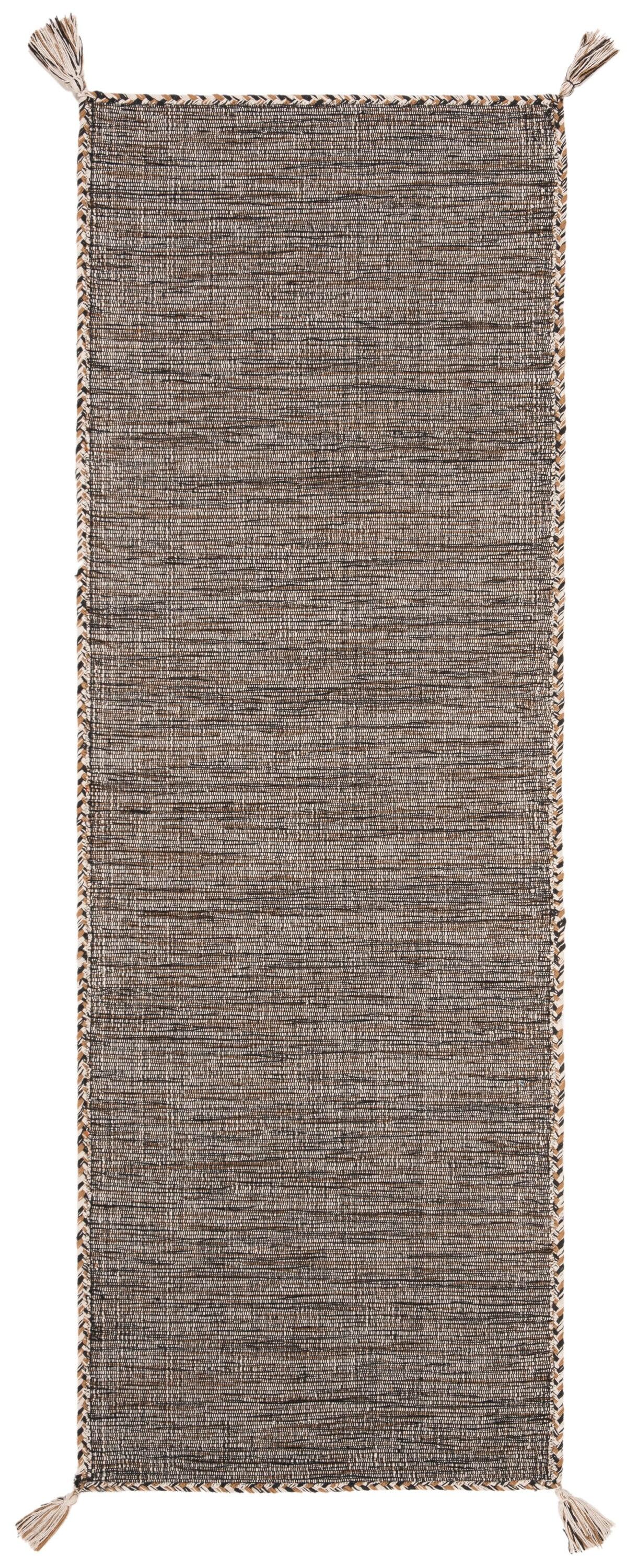 Montauk MTK150 Hand Woven Indoor Accent Rug - Beige/Black - 2'3"x5' - Safavieh
