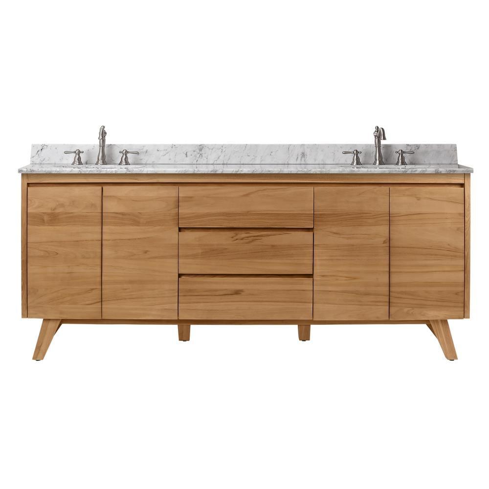 Avanity Coventry 73'' Double Bathroom Vanity with Marble Top