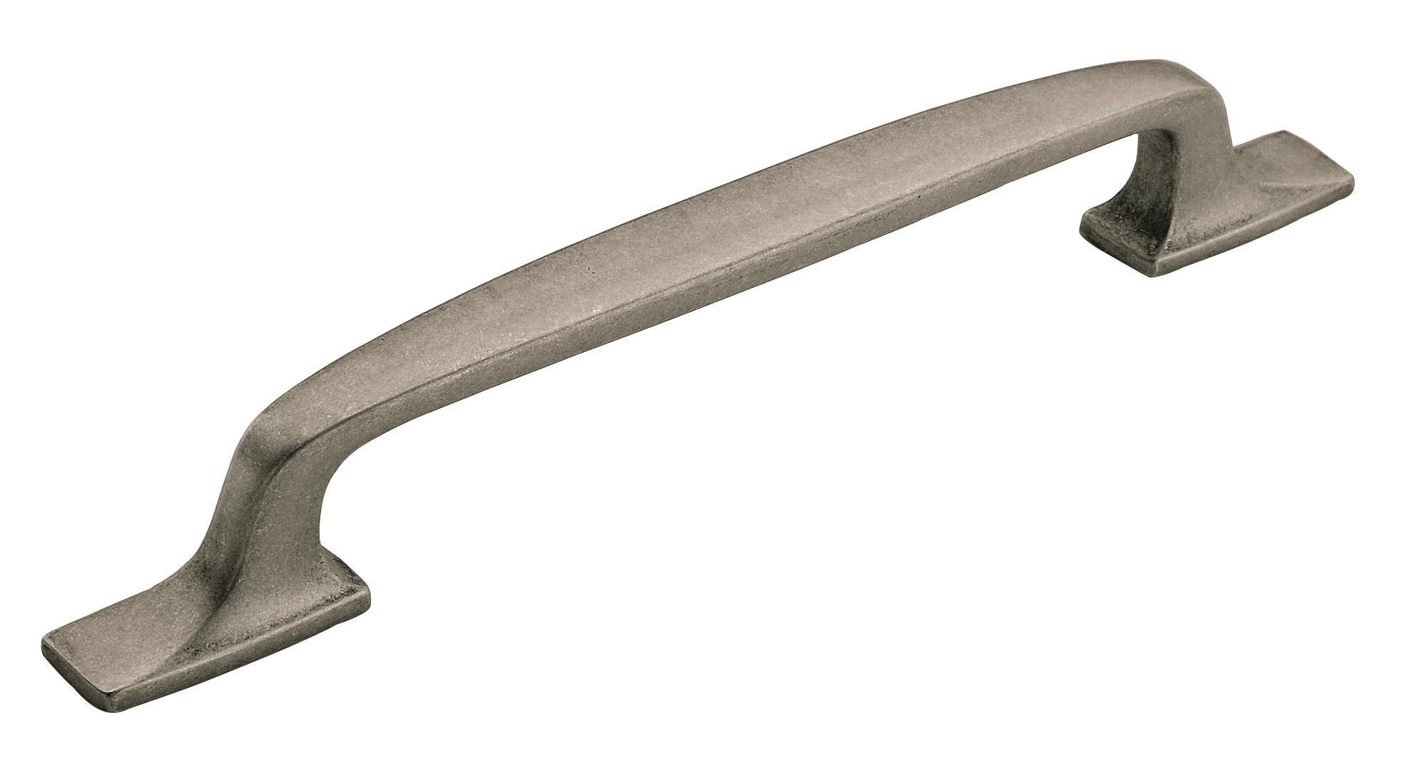 Amerock Highland Ridge 6-5/16 inch (160mm) Center-to-Center Aged Pewter Cabinet Pull