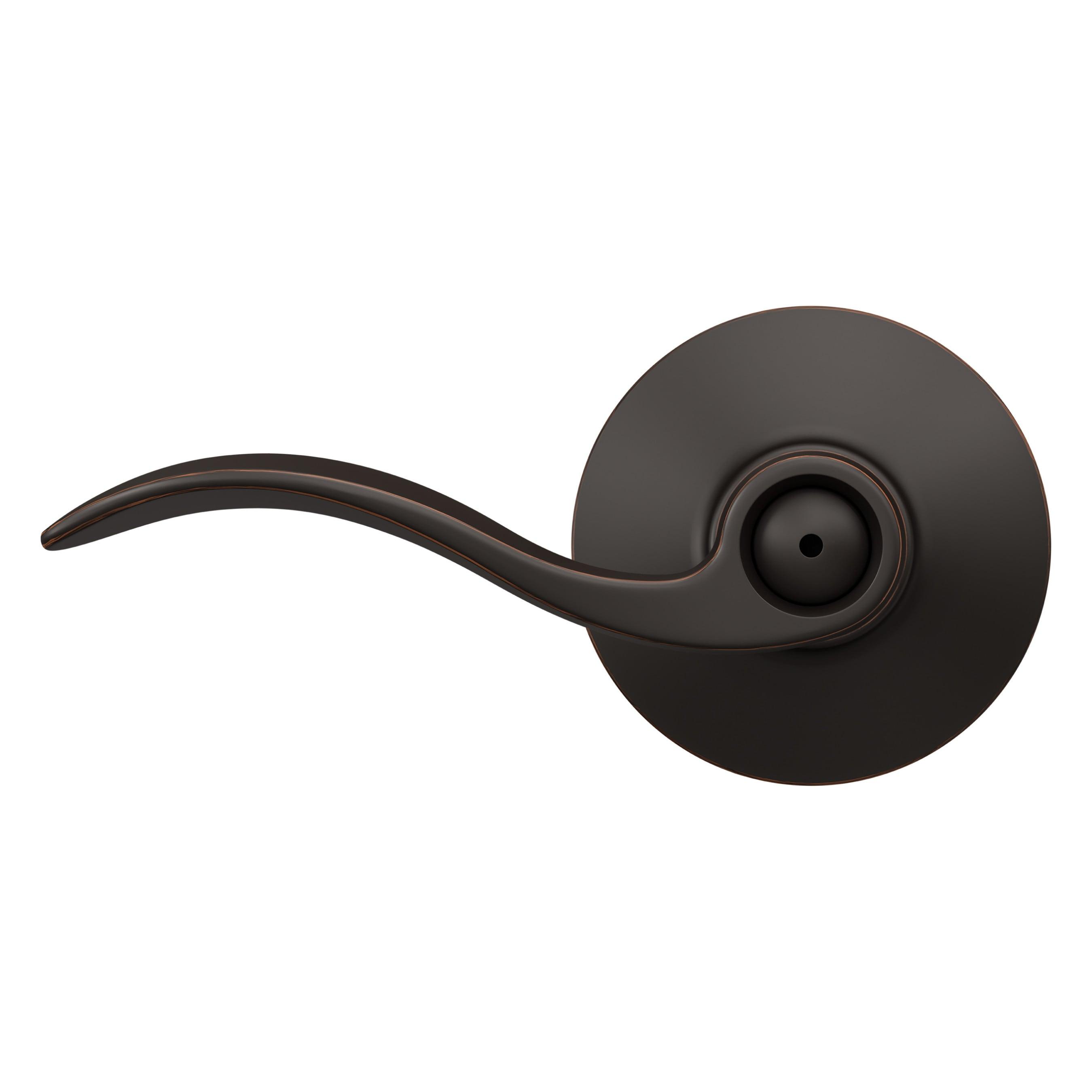 Accent Privacy Door Lever with Rosette