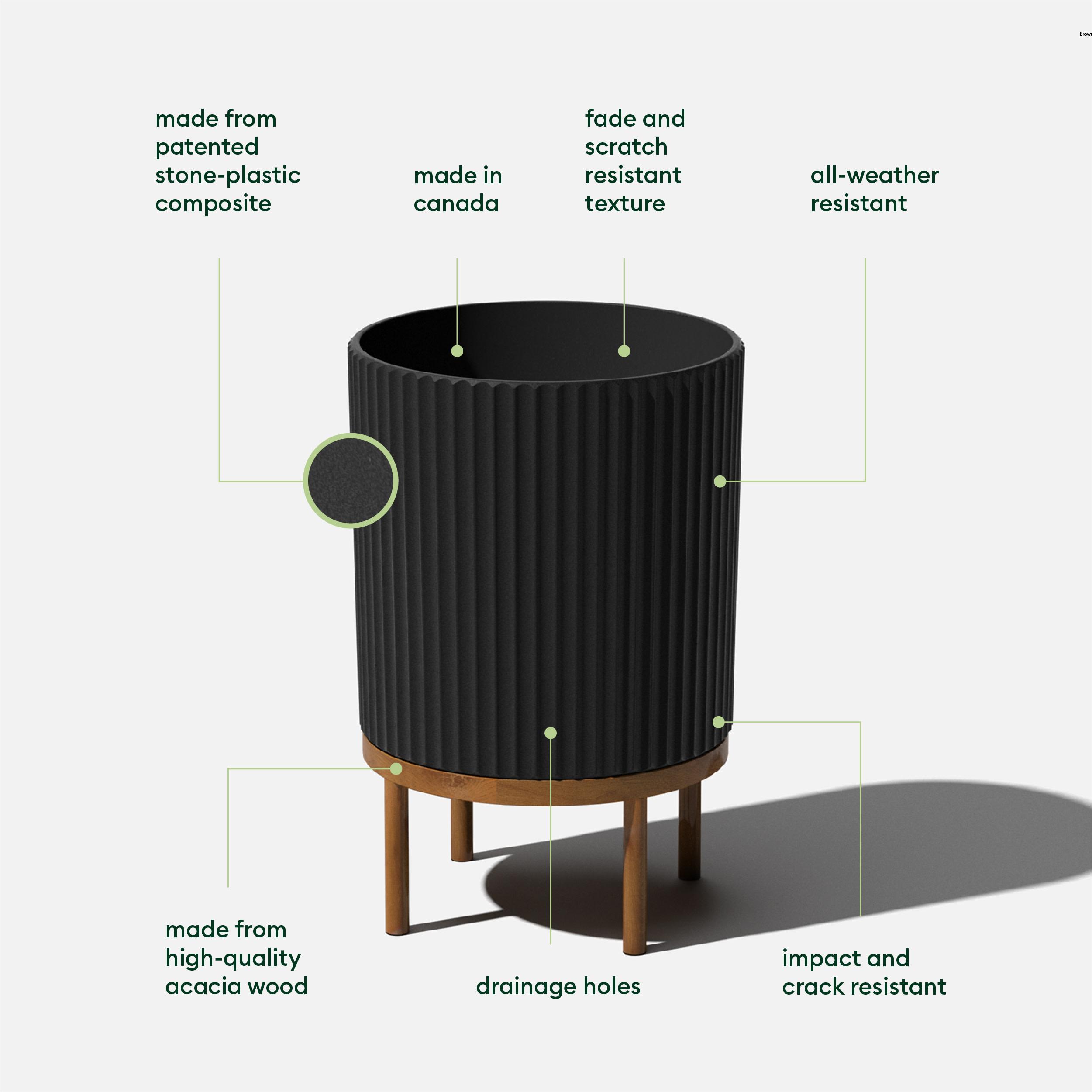 Demi Series Planter with Stand