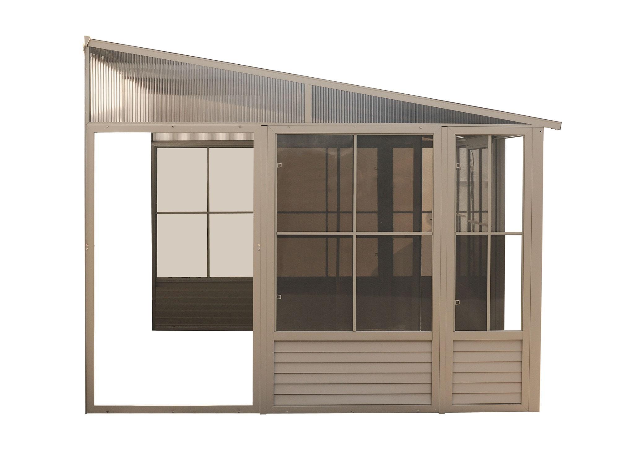 Gazebo Penguin Florence Wall-Mounted Solarium with Metal Roof