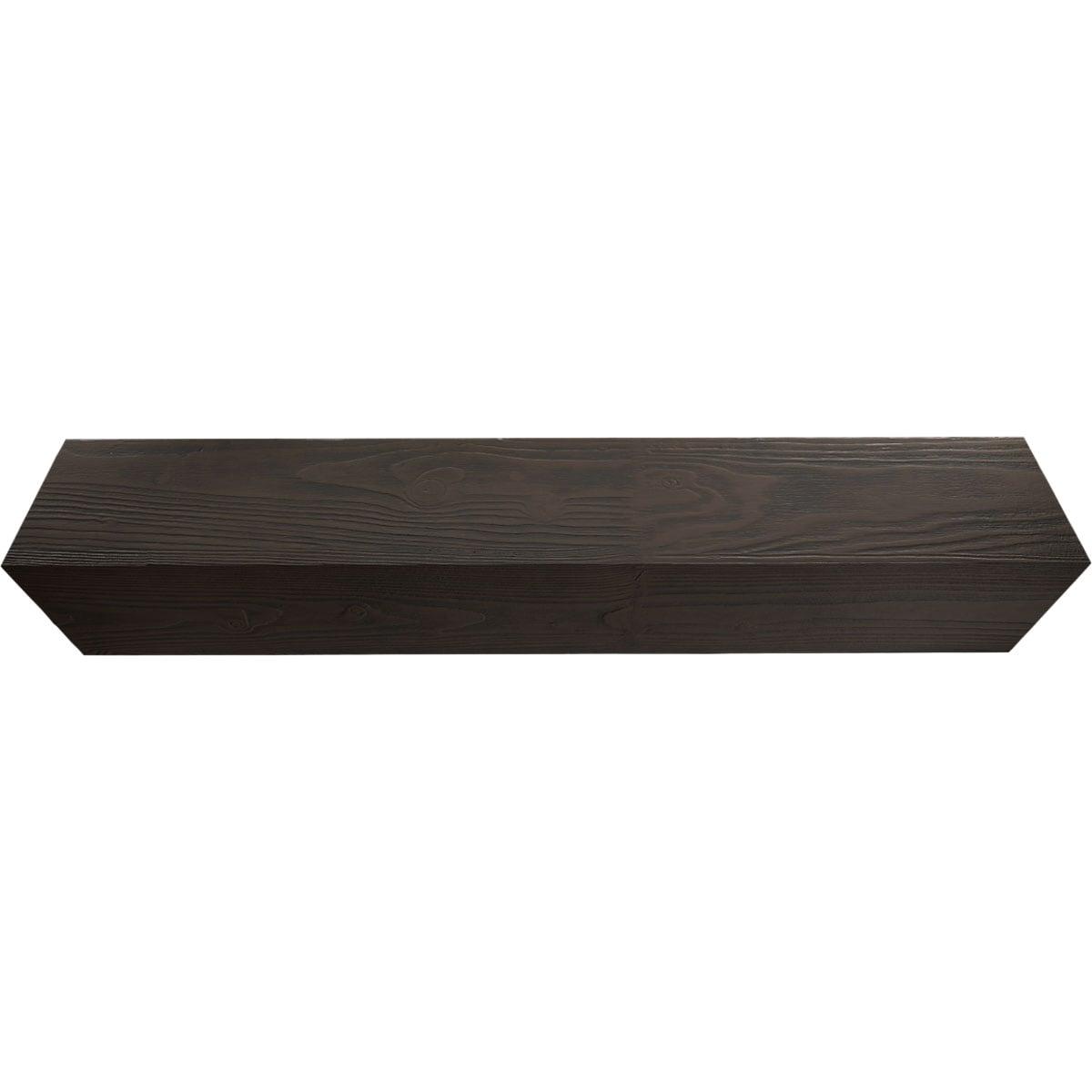 Ekena Millwork Sandblasted Endurathane Faux Wood 3-Sided Ceiling Beam (U-beam)