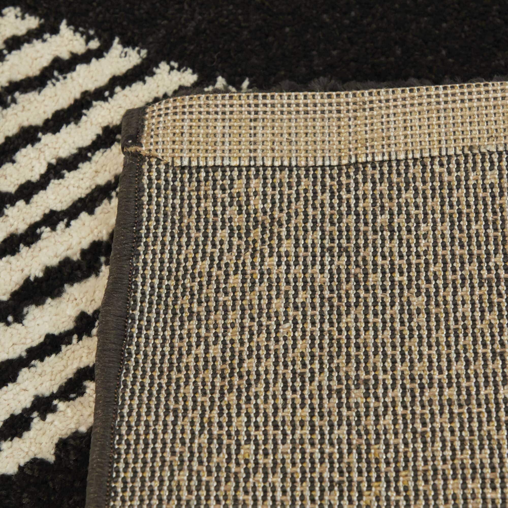 5'3"x7' Phoebe Triangle Kids' Rug Black - Balta Rugs: Geometric Playroom Rug, Transitional Style, Indoor Use