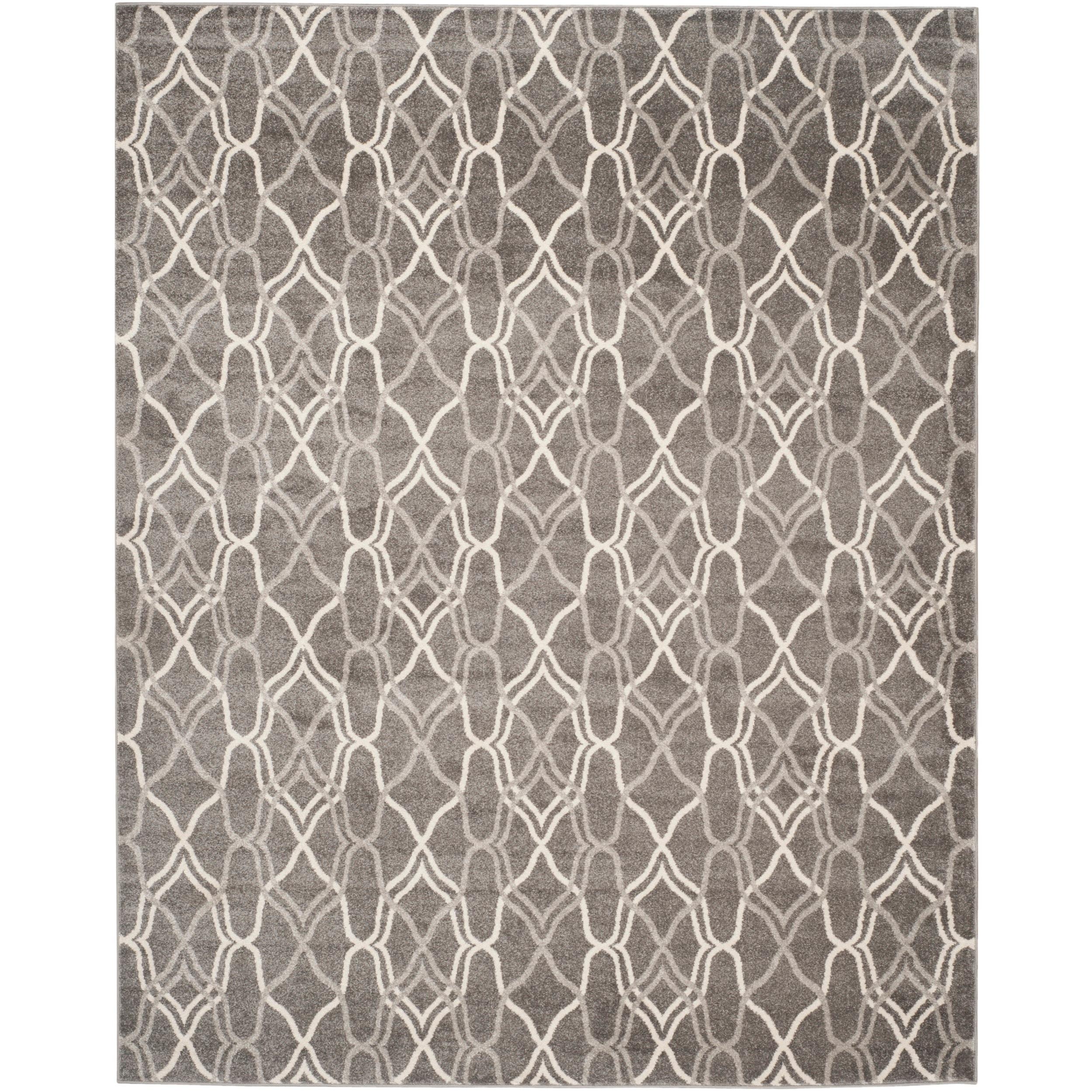 Amherst AMT417 Power Loomed Area Rug - Grey/Light Grey - 8'x10' - Safavieh.