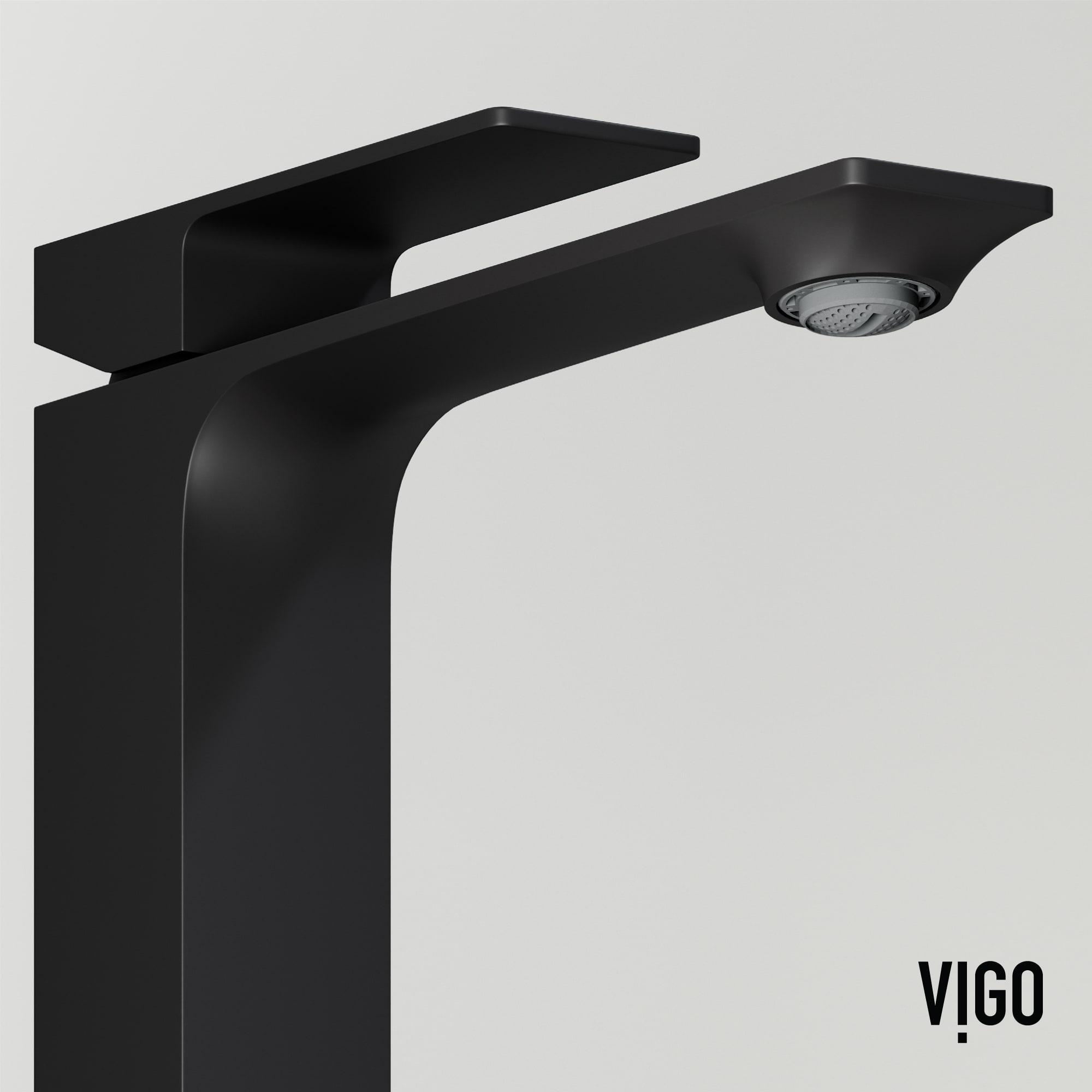 Dunn 11" H Single Handle Vessel Sink Bathroom Faucet