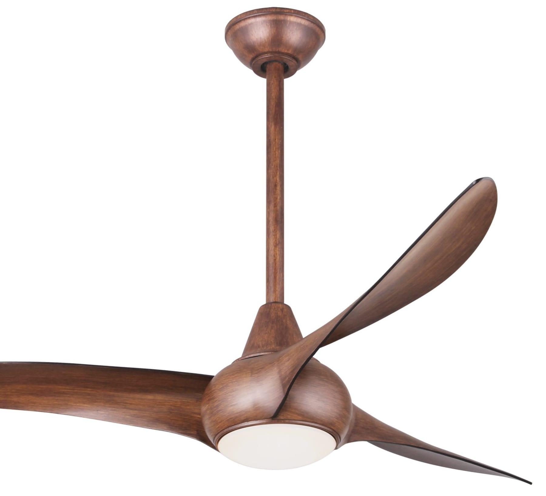 52" Wave 3 - Blade LED Propeller Ceiling Fan with Remote Control and Light Kit Included